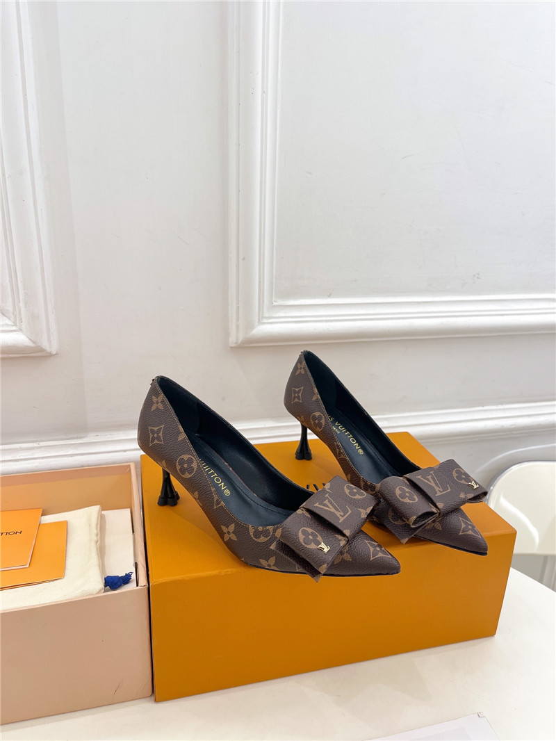 louis vuitton LV new bow pointed toe shoes - Sneaker Replica Workshop