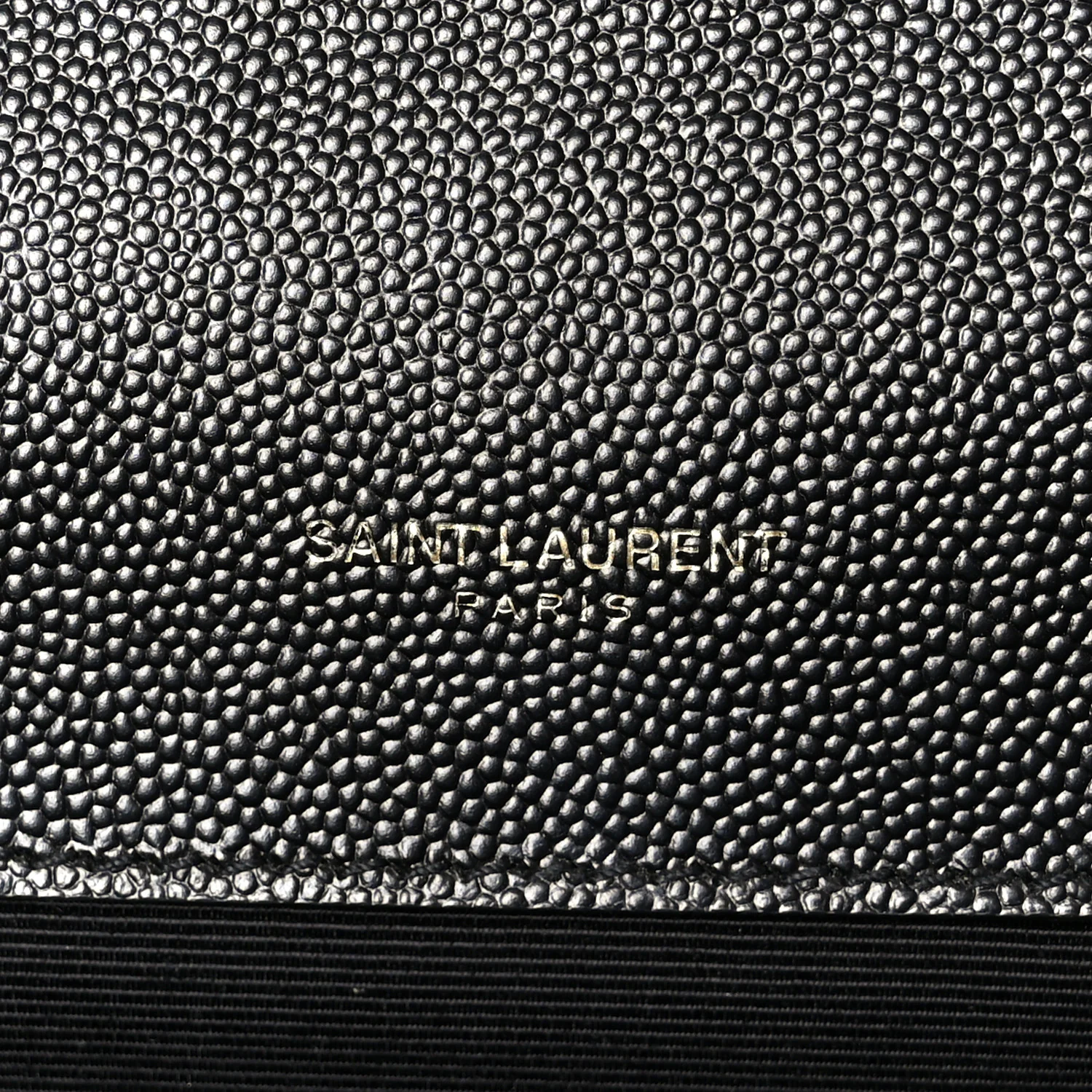 Grain De Poudre Textured Mixed Matelasse Triquilt Medium Monogram Satchel Black - Top Club