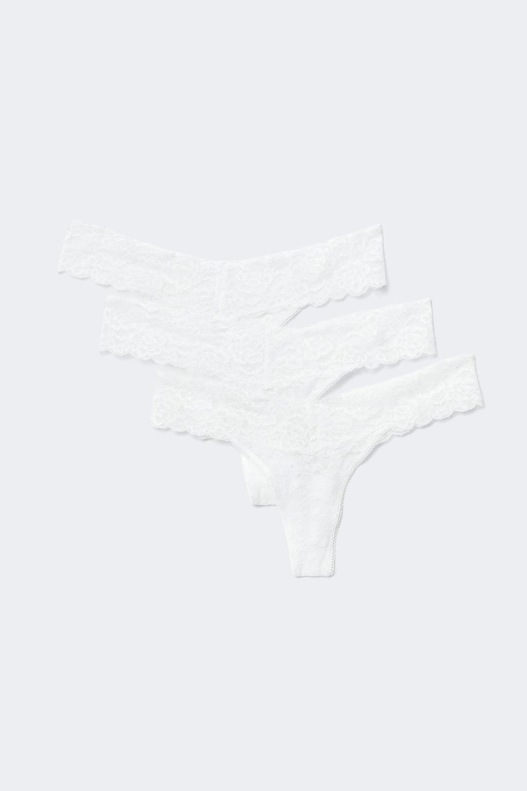 Gina Tricot 3-pack lace thong