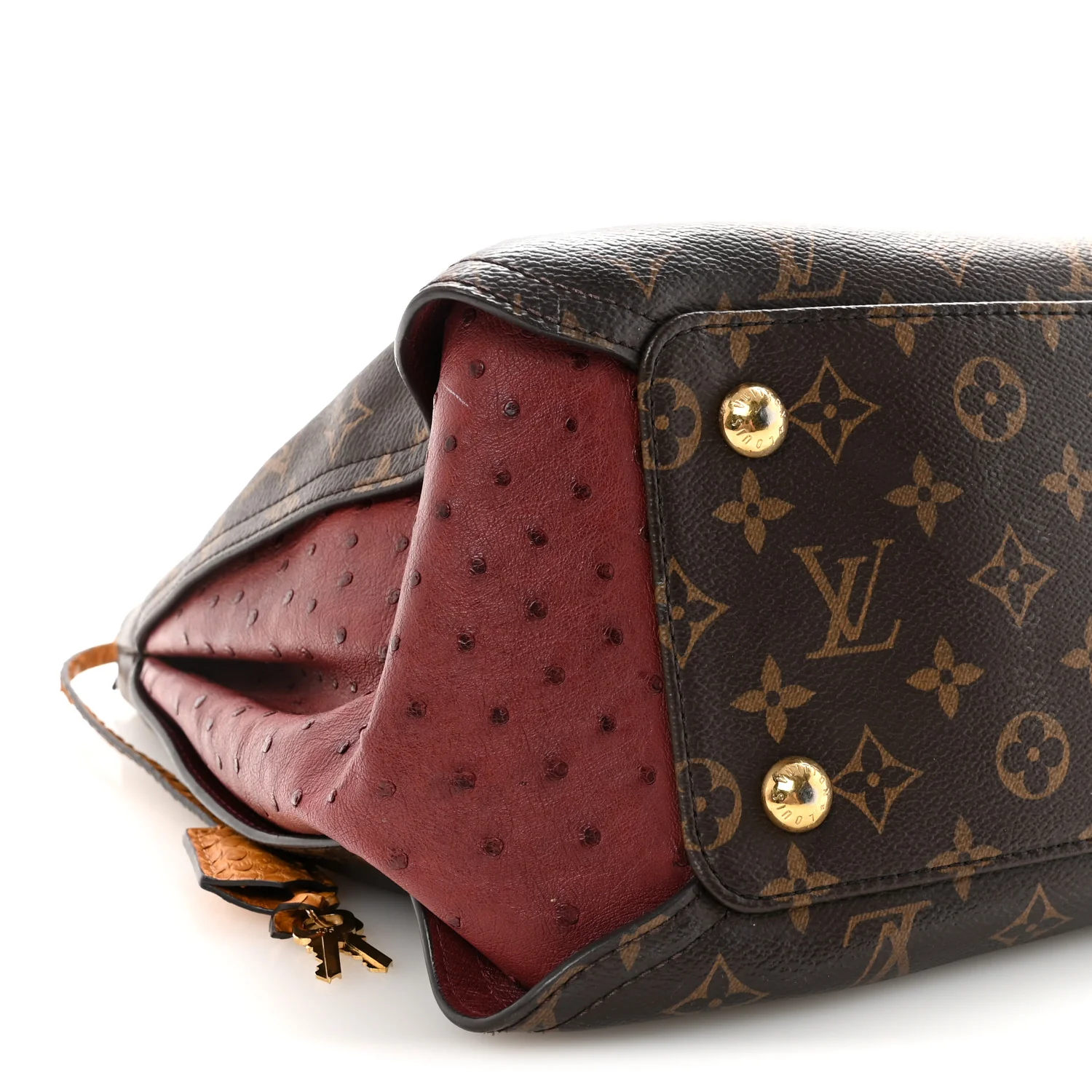 Monogram Python Ostrich Gaia Bordeaux - Top Club