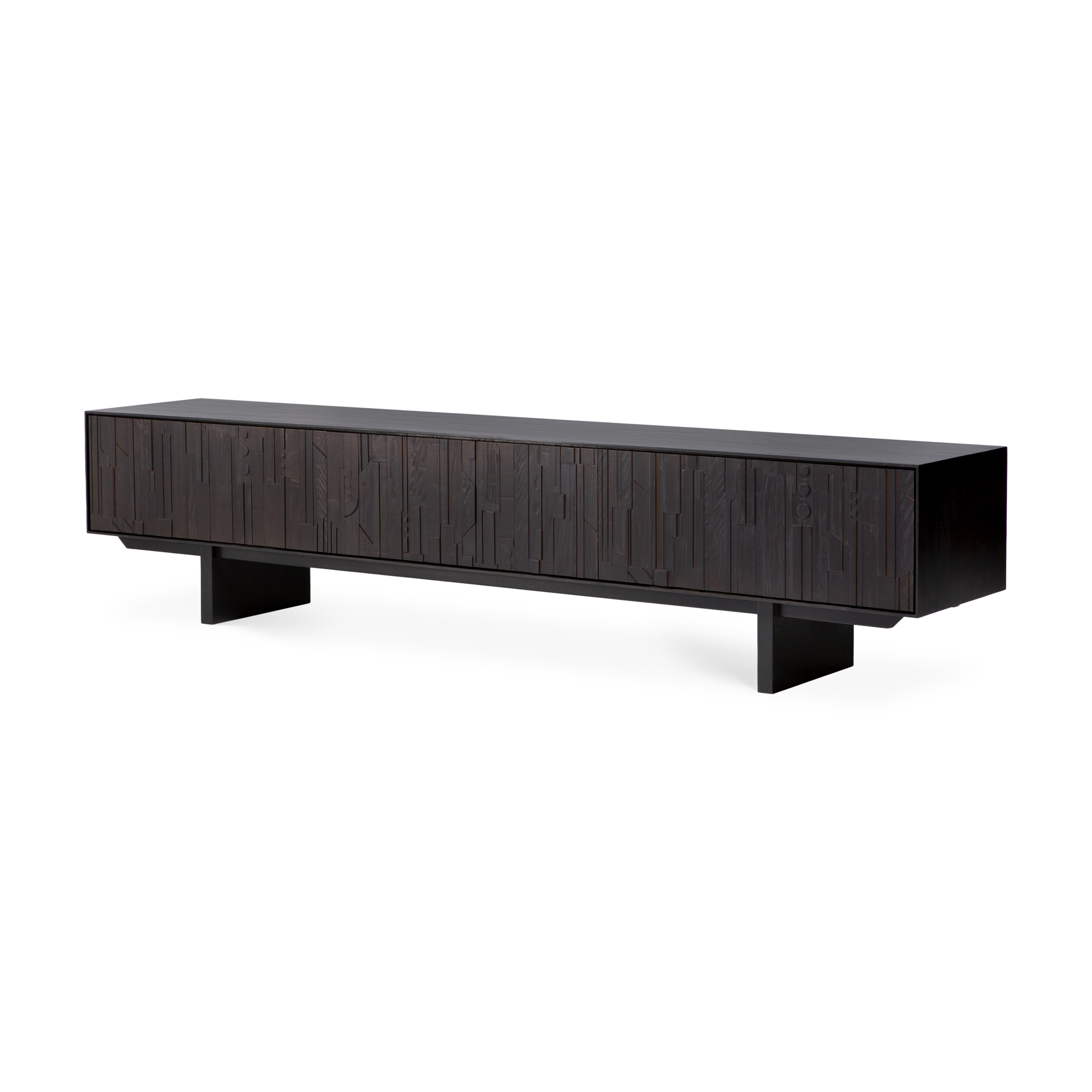 Tv-meubel Mosaic teak 242 cm