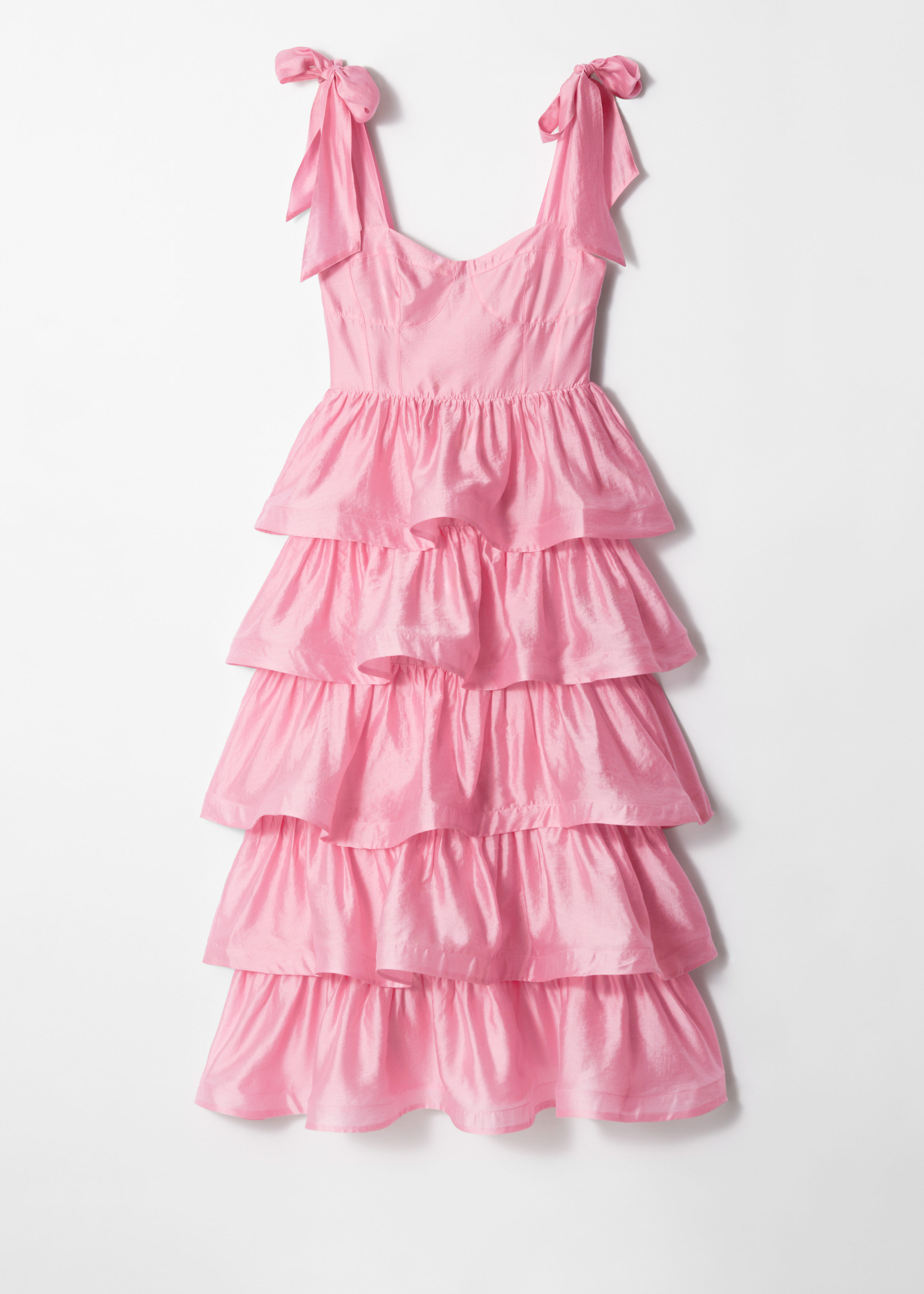 & Other Stories RUFFLE MAXI DRESS