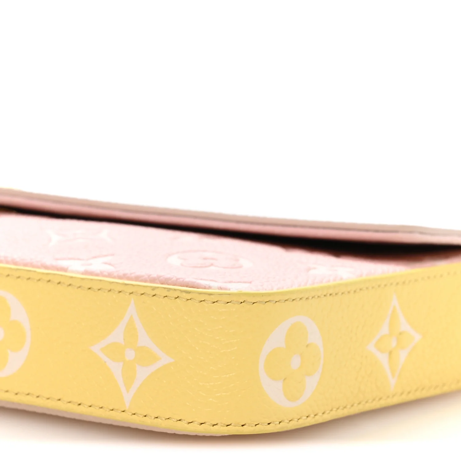 Empreinte Spring in the City Felicie Pochette Chain Wallet Pink Beige Yellow - Top Club