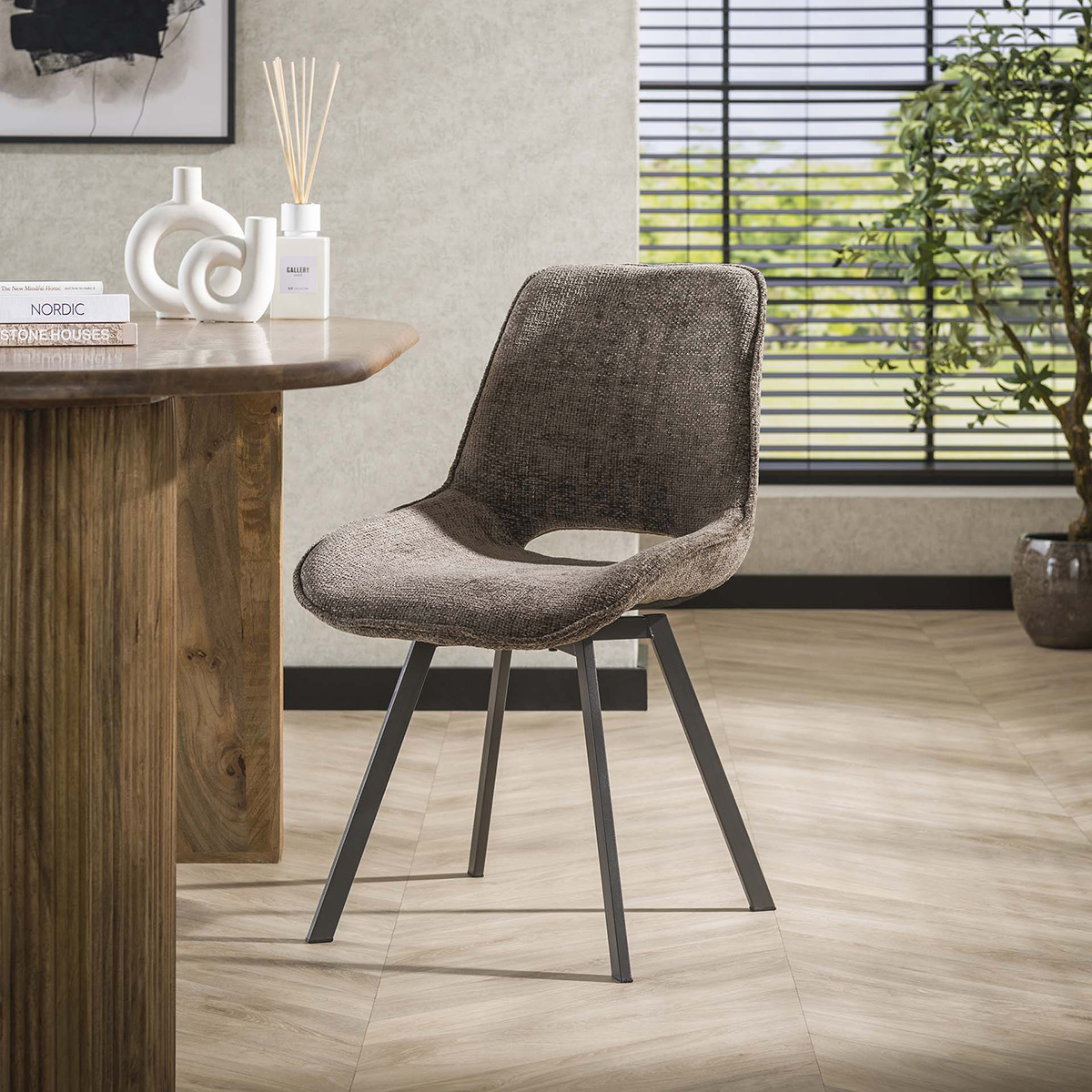 Draaistoel Zwaluw Taupe