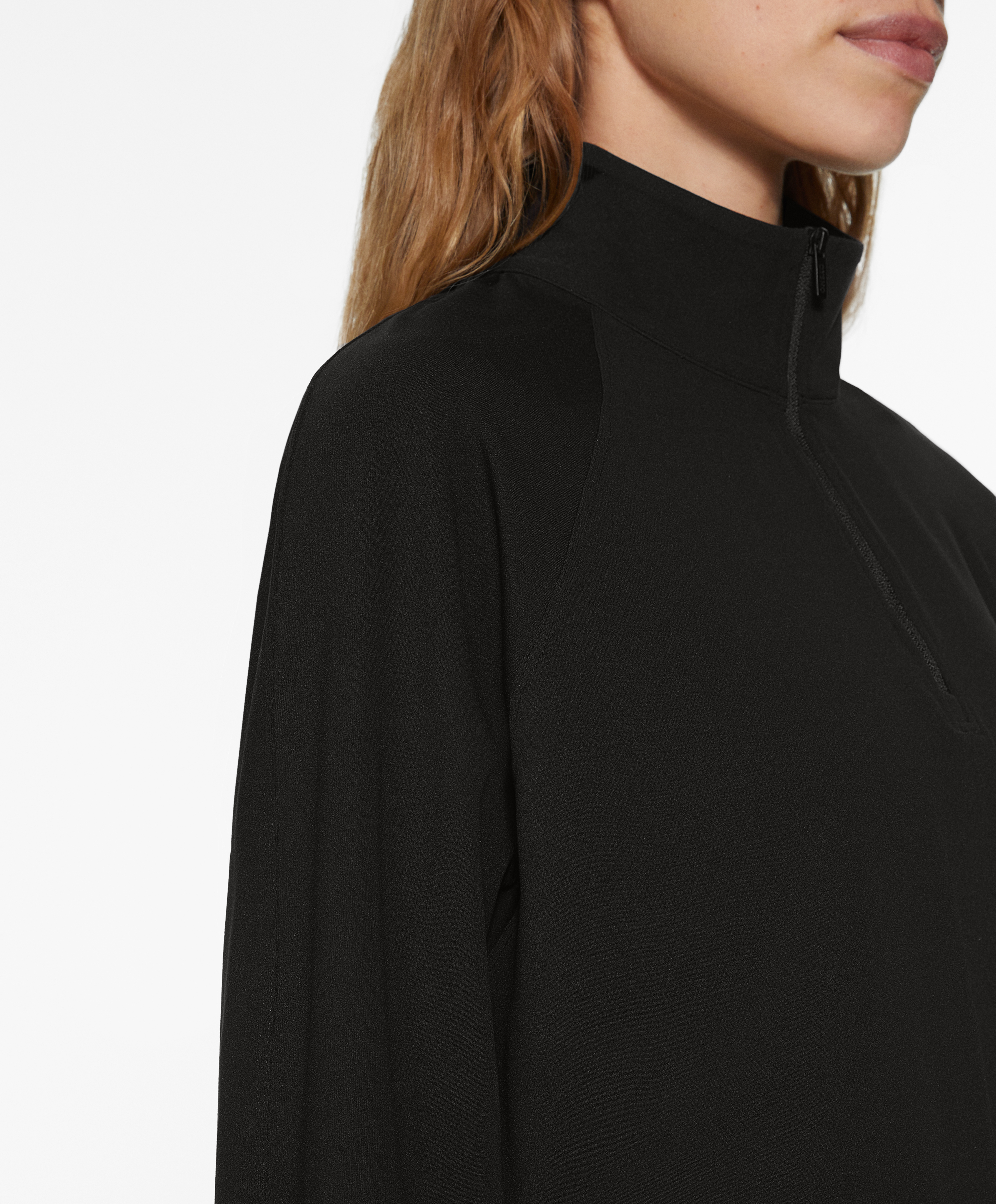 OYSHO Sweatshirt with half-length zip
