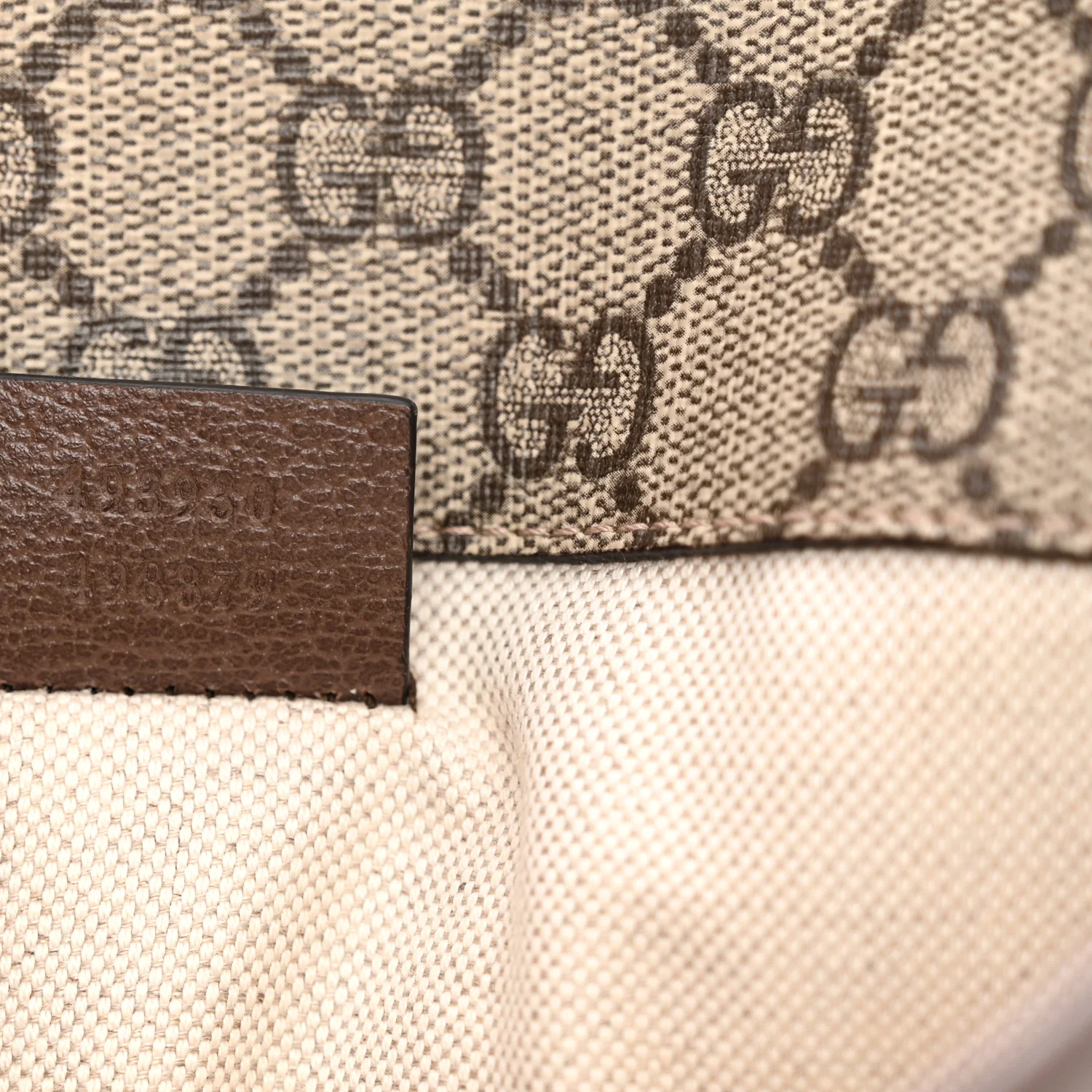 GG Supreme Monogram Neo Vintage Web Belt Bag Brown - Top Club