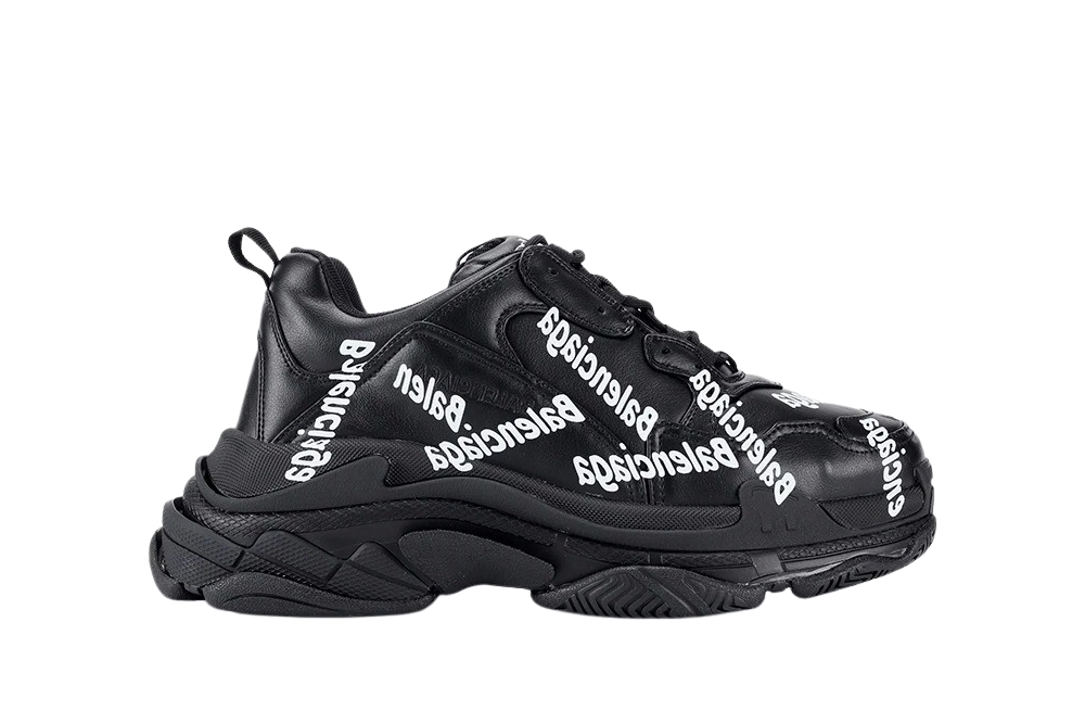 BALENCIAGA TRIPLE-S BLACK LOGO - Sneaker Replica Workshop