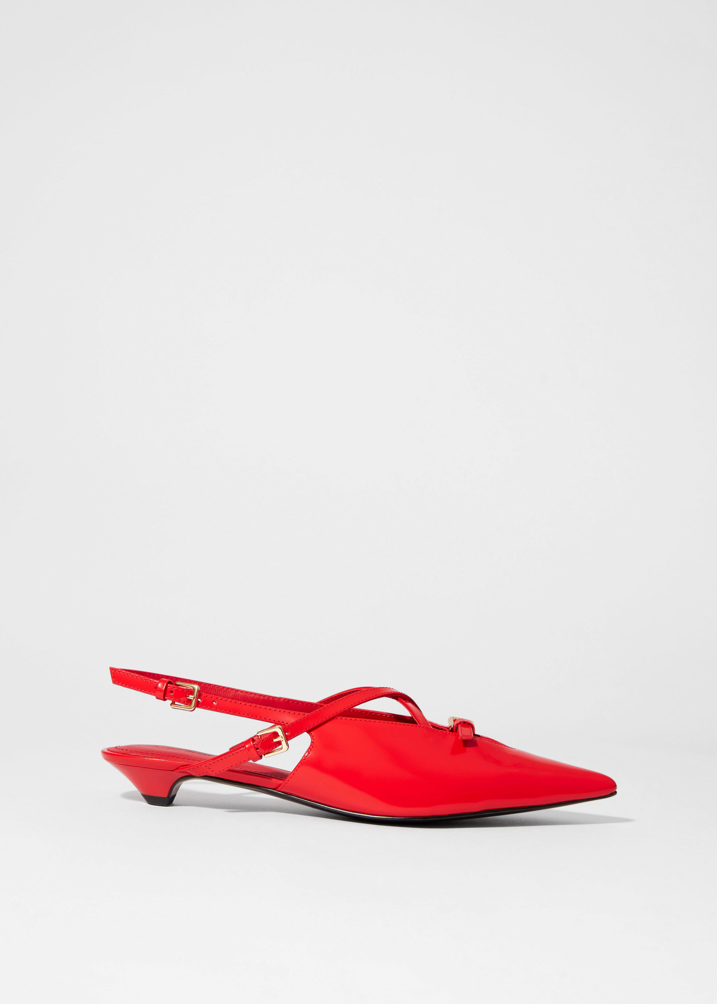 & Other Stories BUCKLED STRAPPY SLINGBACK BALLERINAS