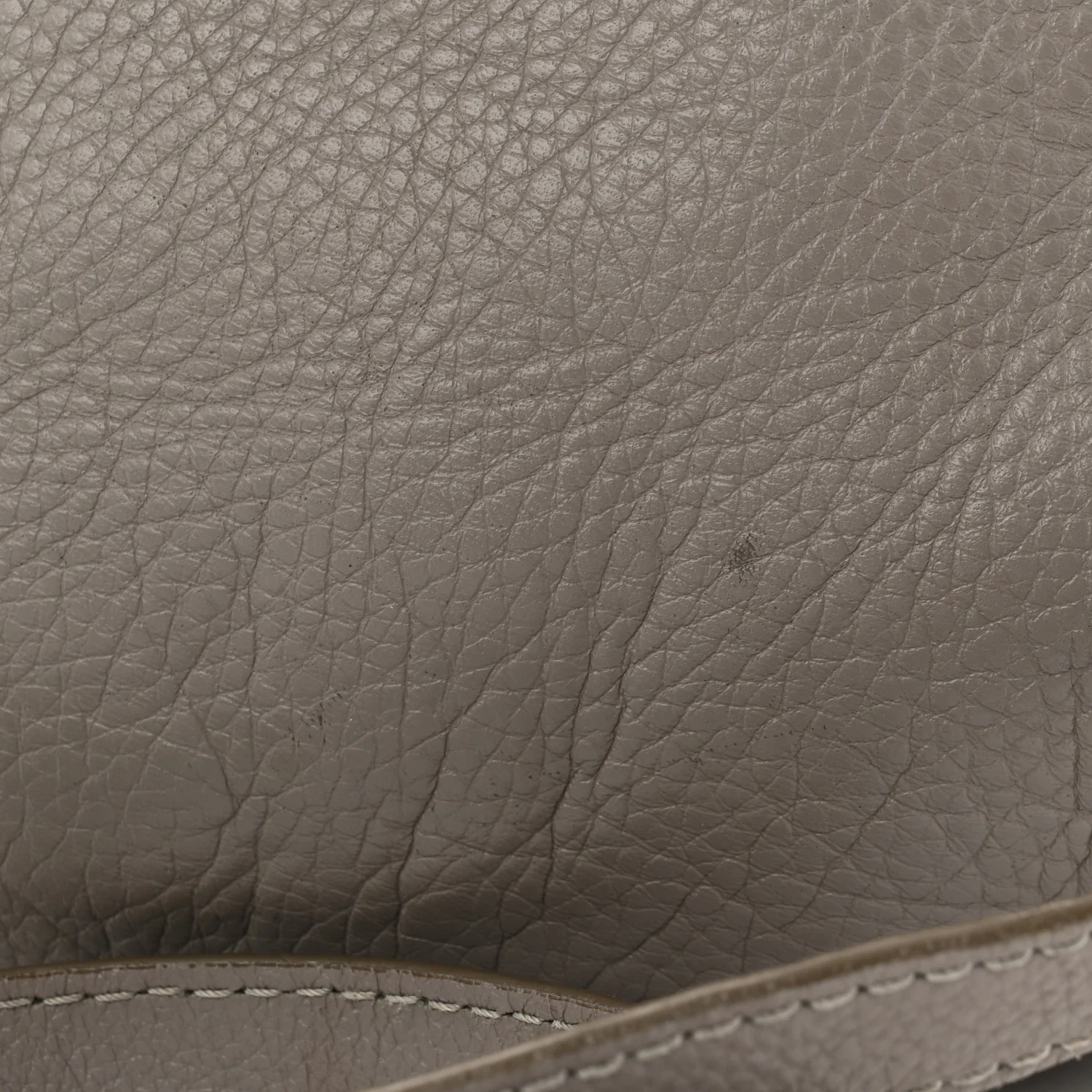 Calfskin Medium Marcie Satchel Cashmere Grey - Top Club
