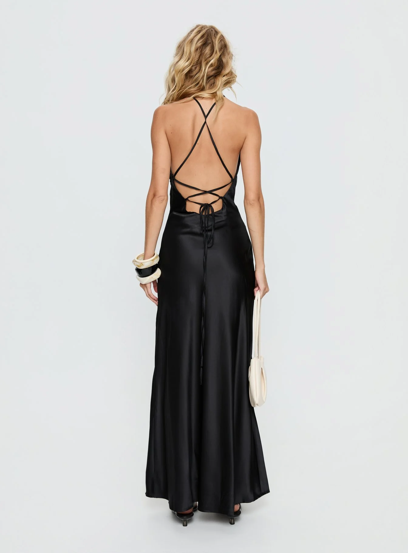 Paradox Cowl Maxi Dress Black