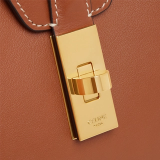 MEDIUM SOFT 16 BAG IN SMOOTH CALFSKIN TAN - Top Club