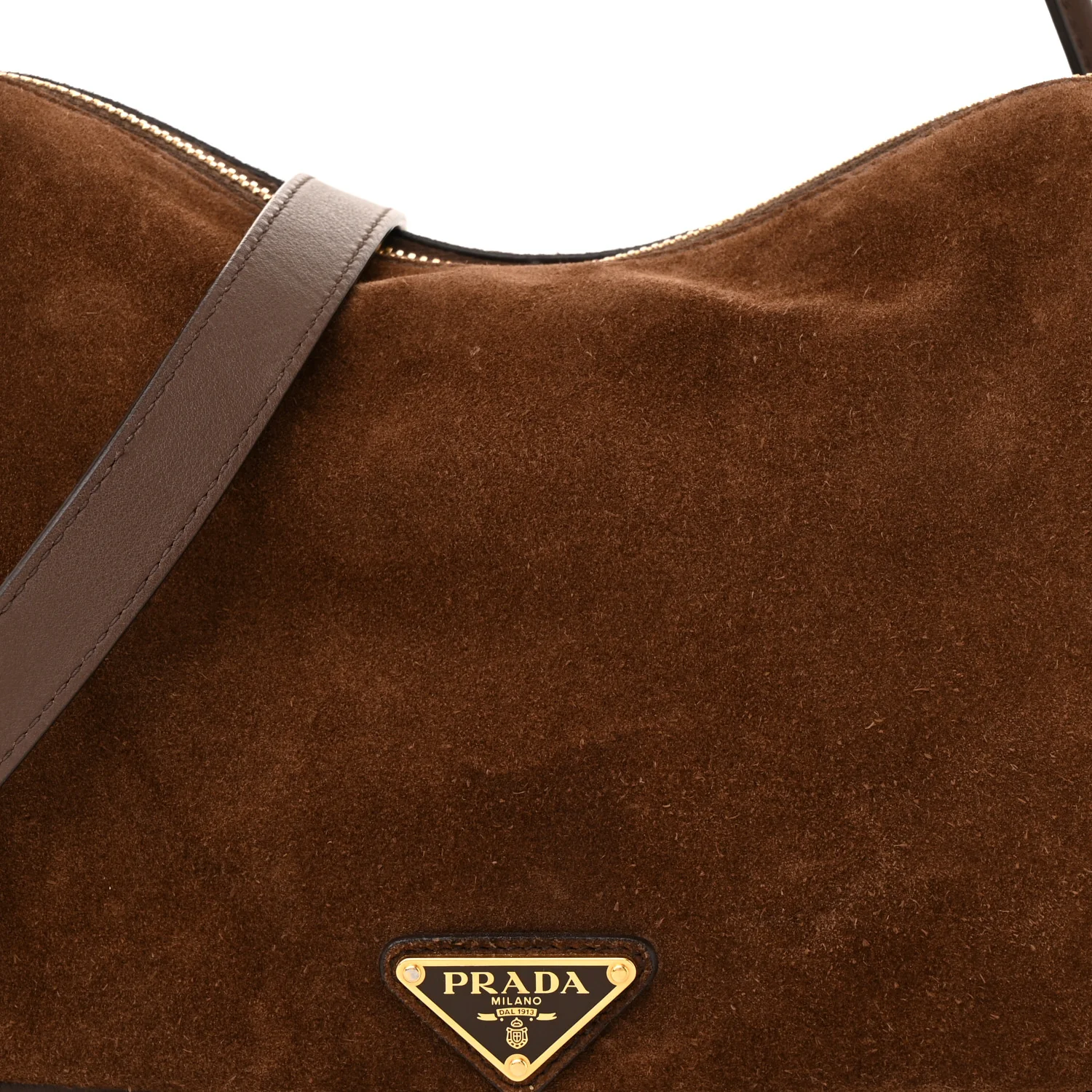 Scamosciato Darling Shoulder Bag Cacao - Top Club