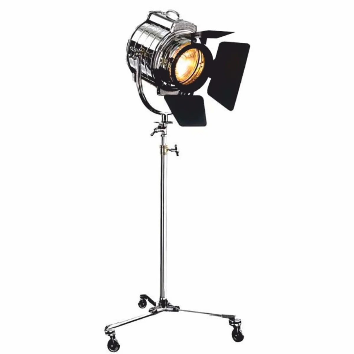 Luxury studio lamp silver H. 175-215 cm - luxury floor lamp