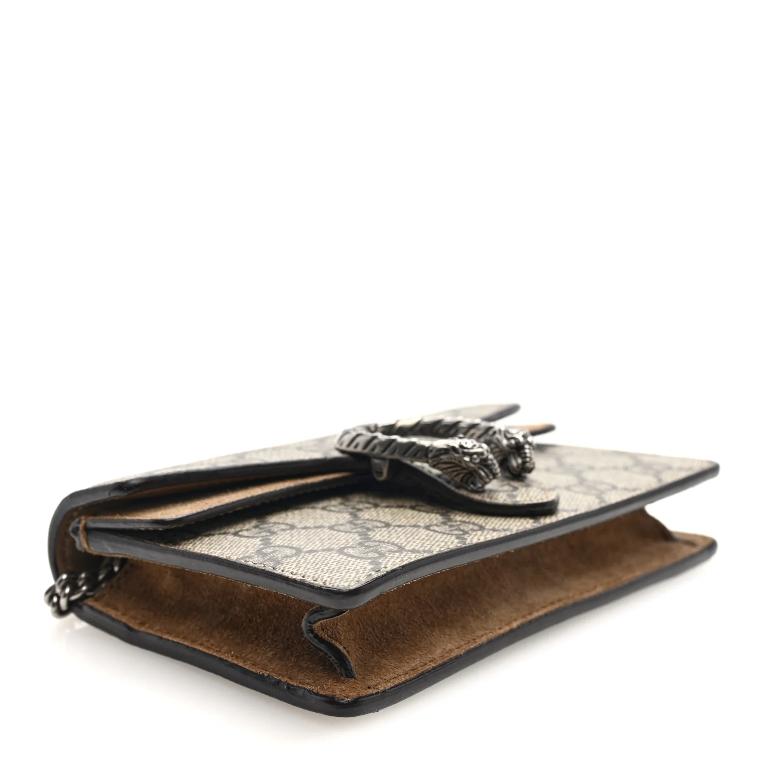 GG Supreme Monogram Super Mini Dionysus Shoulder Bag Taupe - Top Club