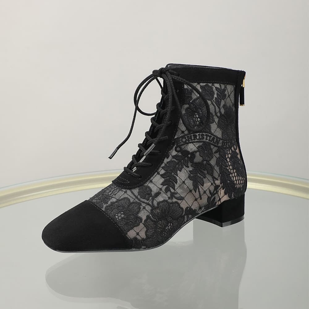 DIOR Naughtily-D Heeled Ankle Boot - Top Club
