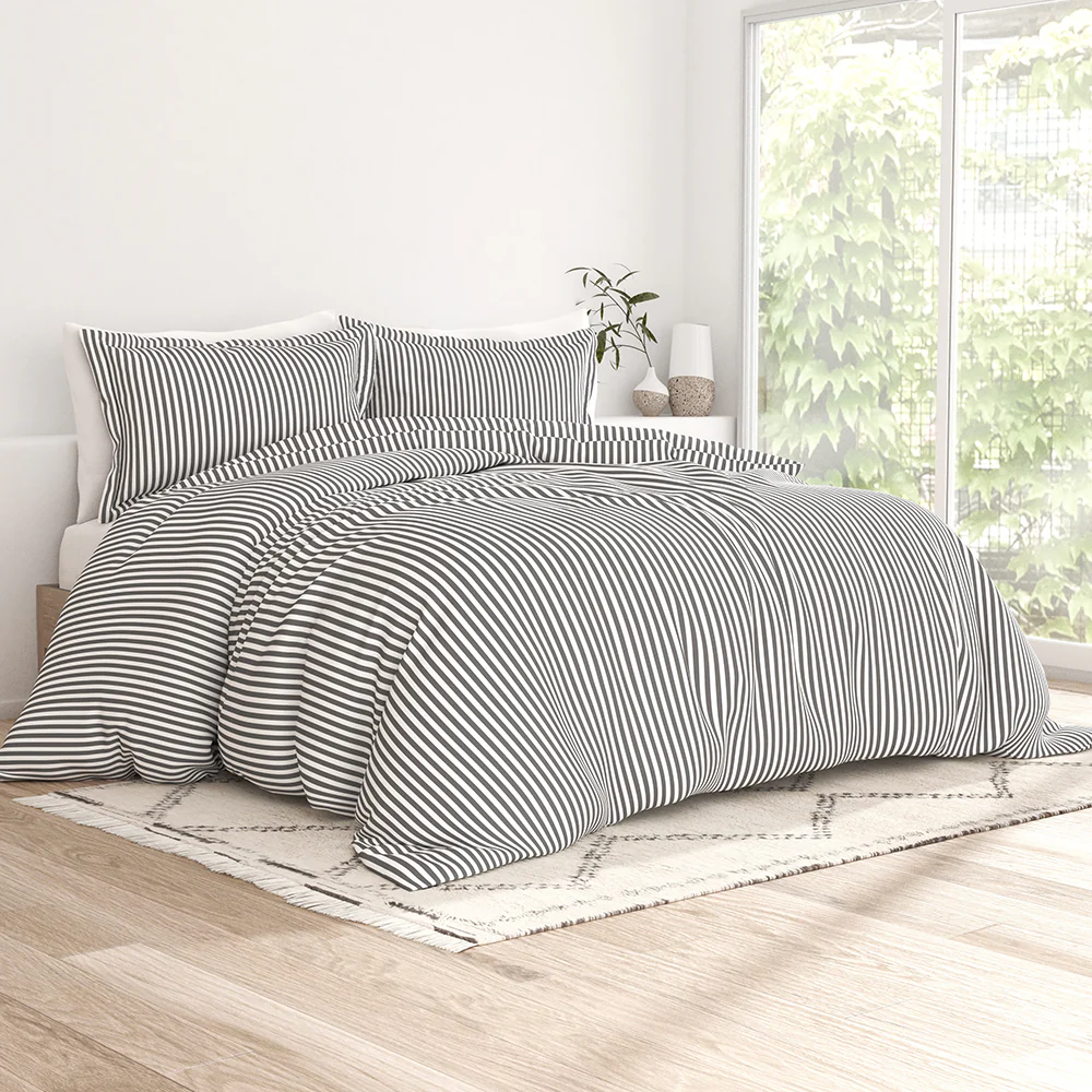 Ribbon Pattern 3-Piece Duvet Cover Set (Sale)