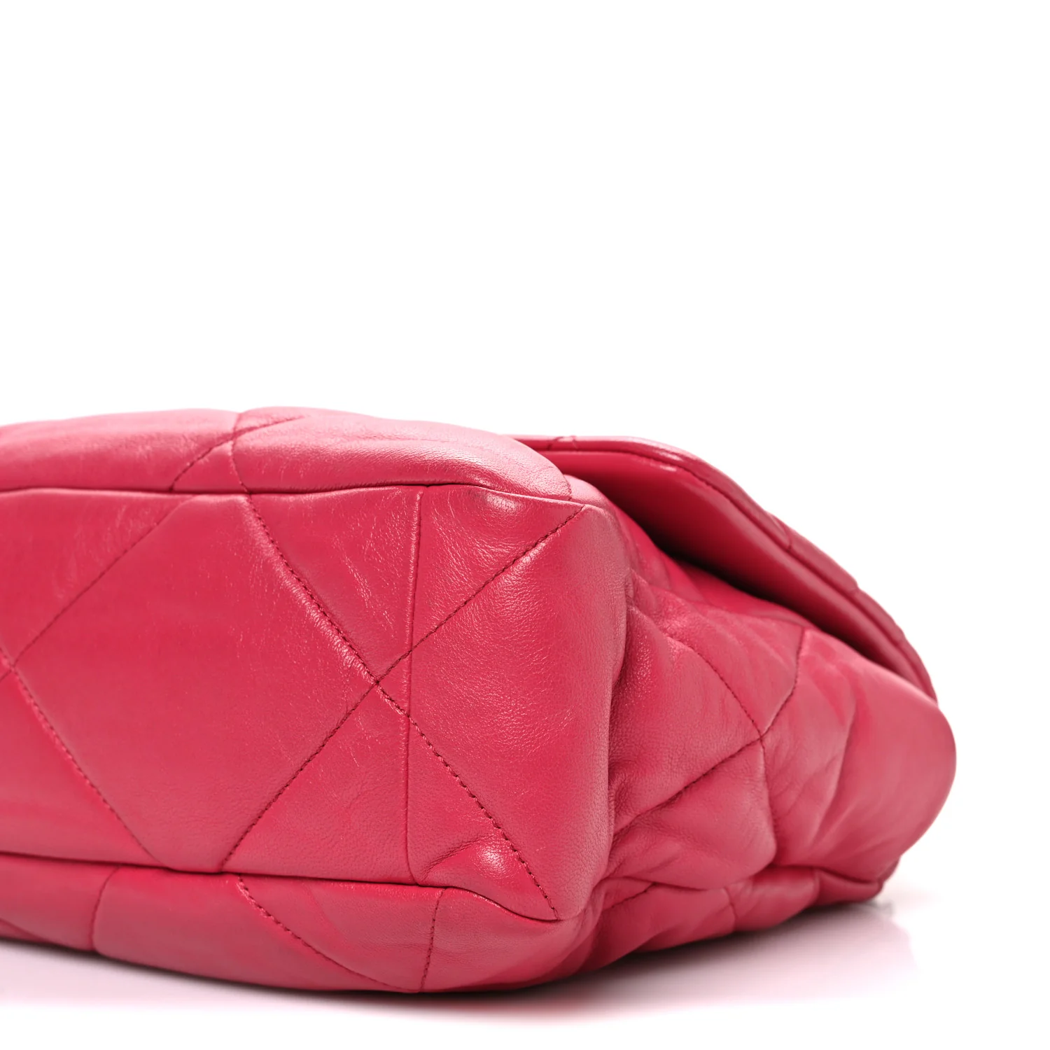 Goatskin Quilted Large Chanel 19 Flap Pink - Top Club