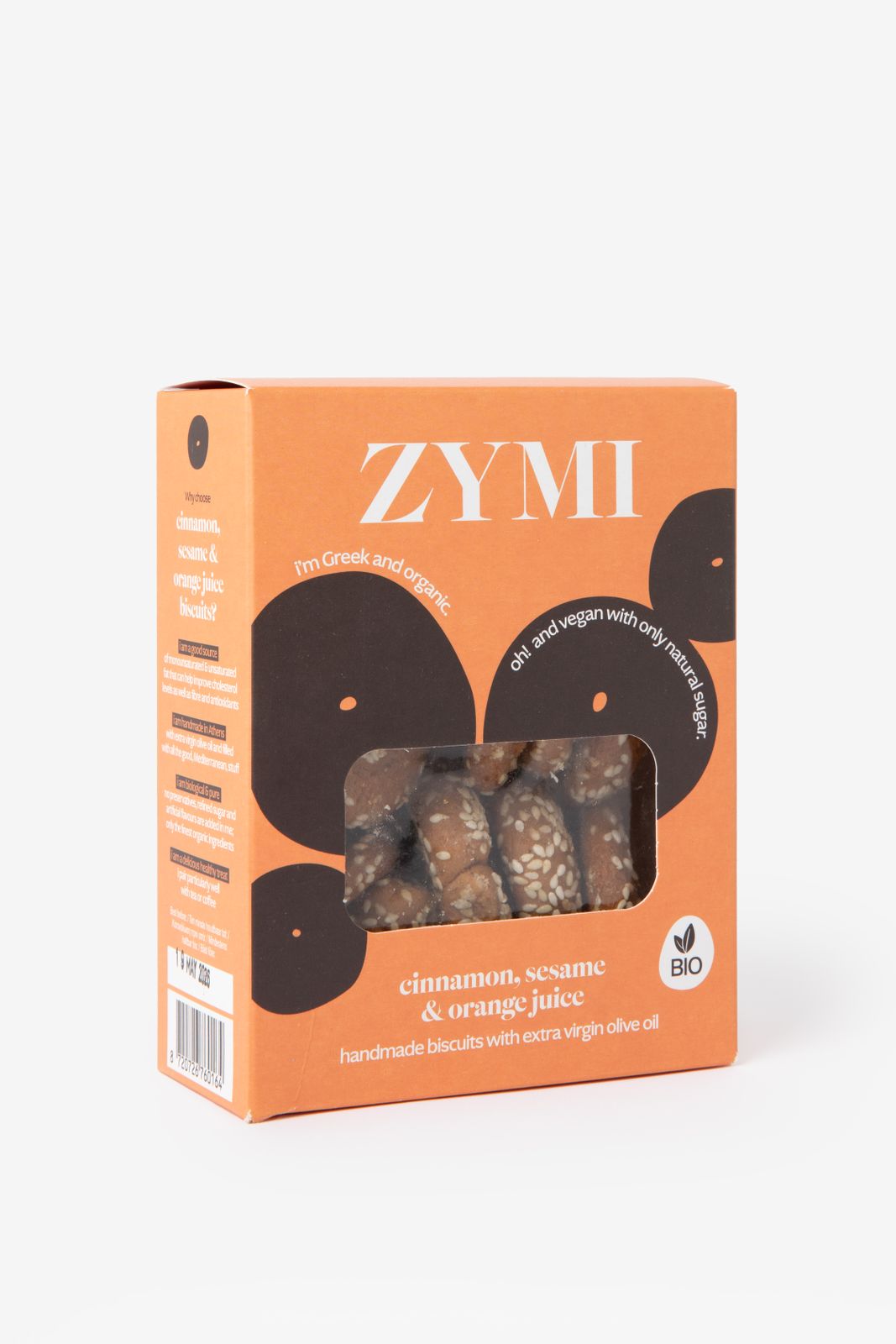 Zymi Biscuits Cinnamon Orange Juice Sesame