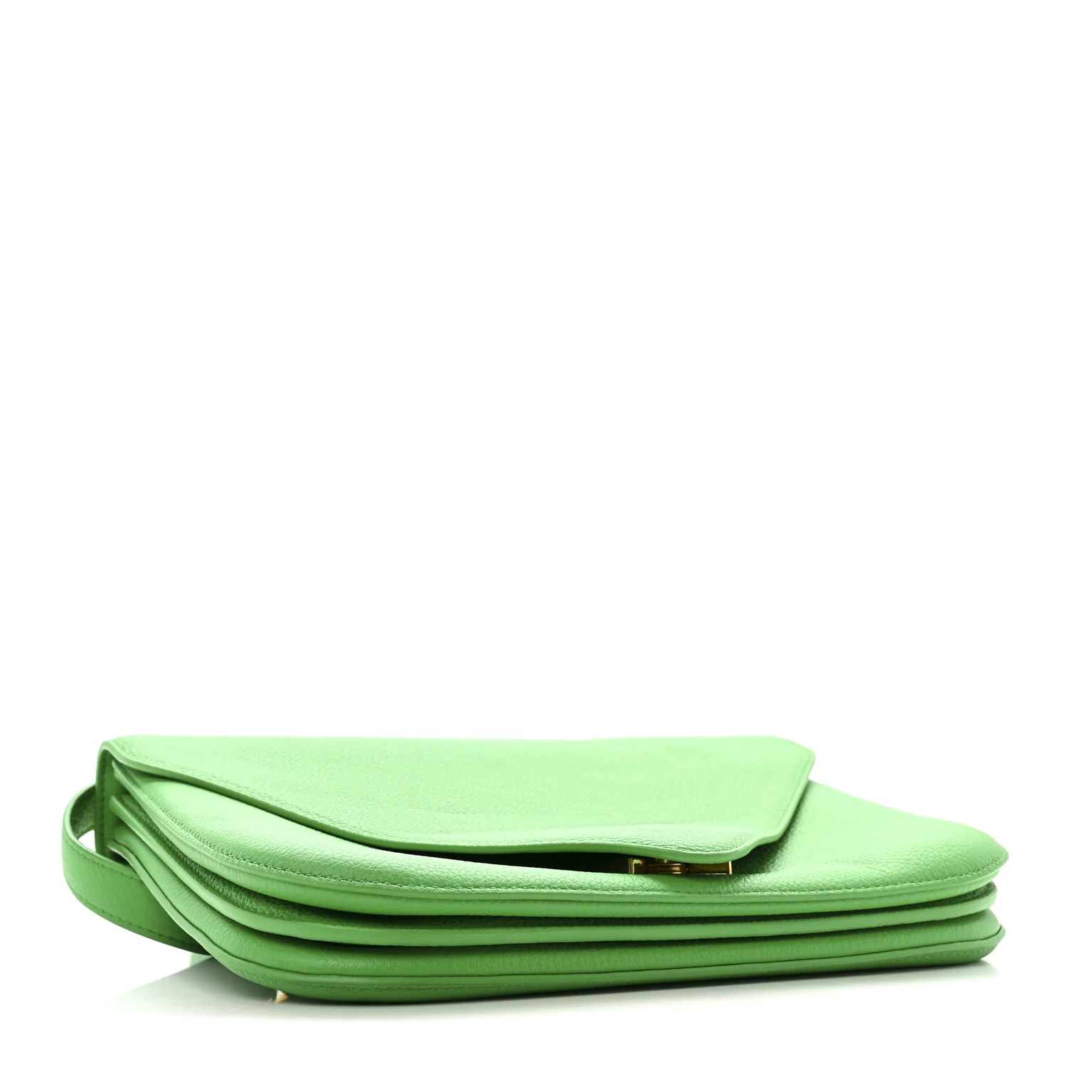 Calfskin Mount Envelope Bag Parakeet - Top Club
