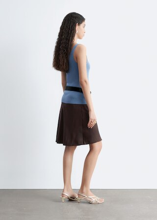& Other Stories KNITTED SCOOP-NECK TANK TOP