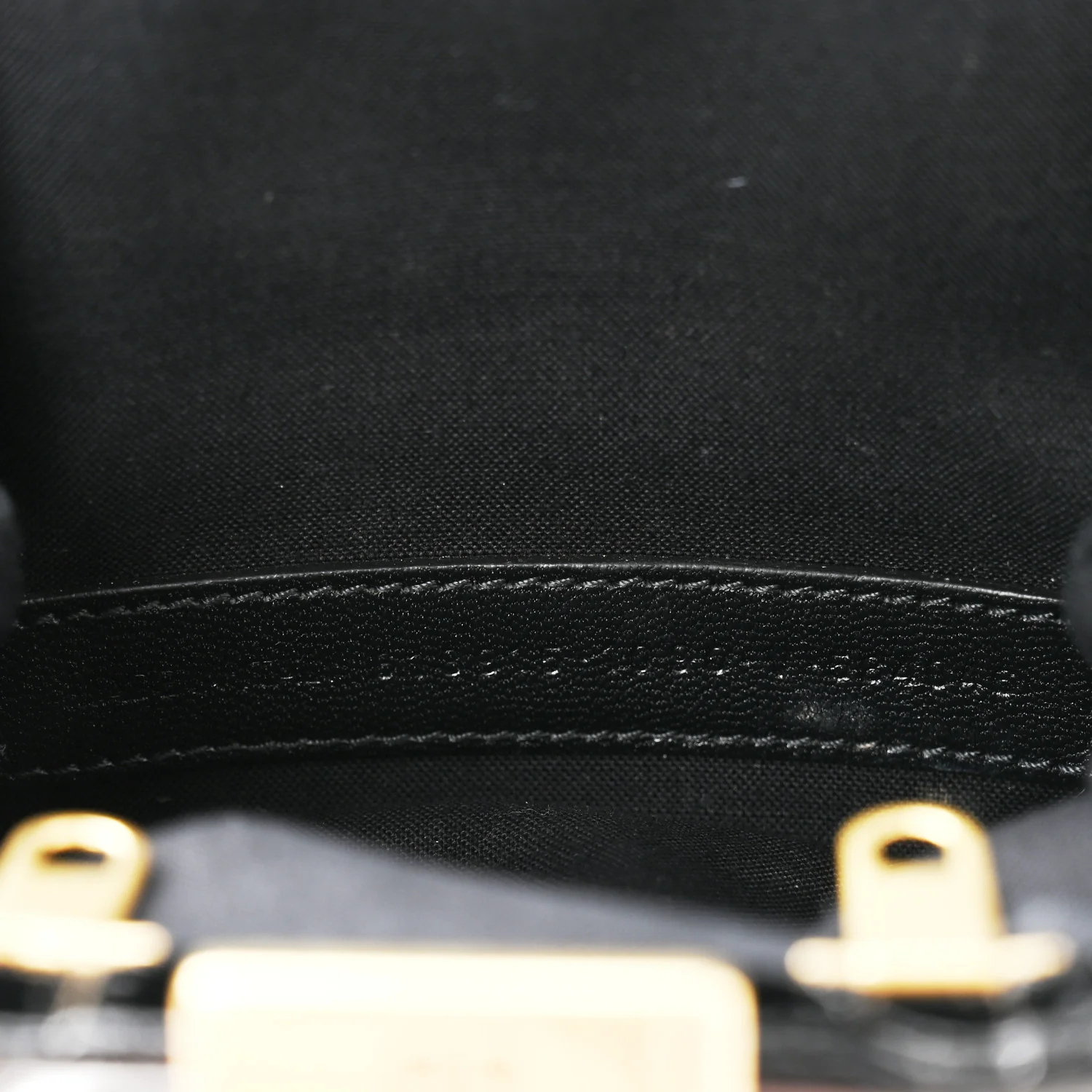 Shiny Supple Calfskin Logo Crocodile Embossed Cloud Coin Purse Black White - Top Club