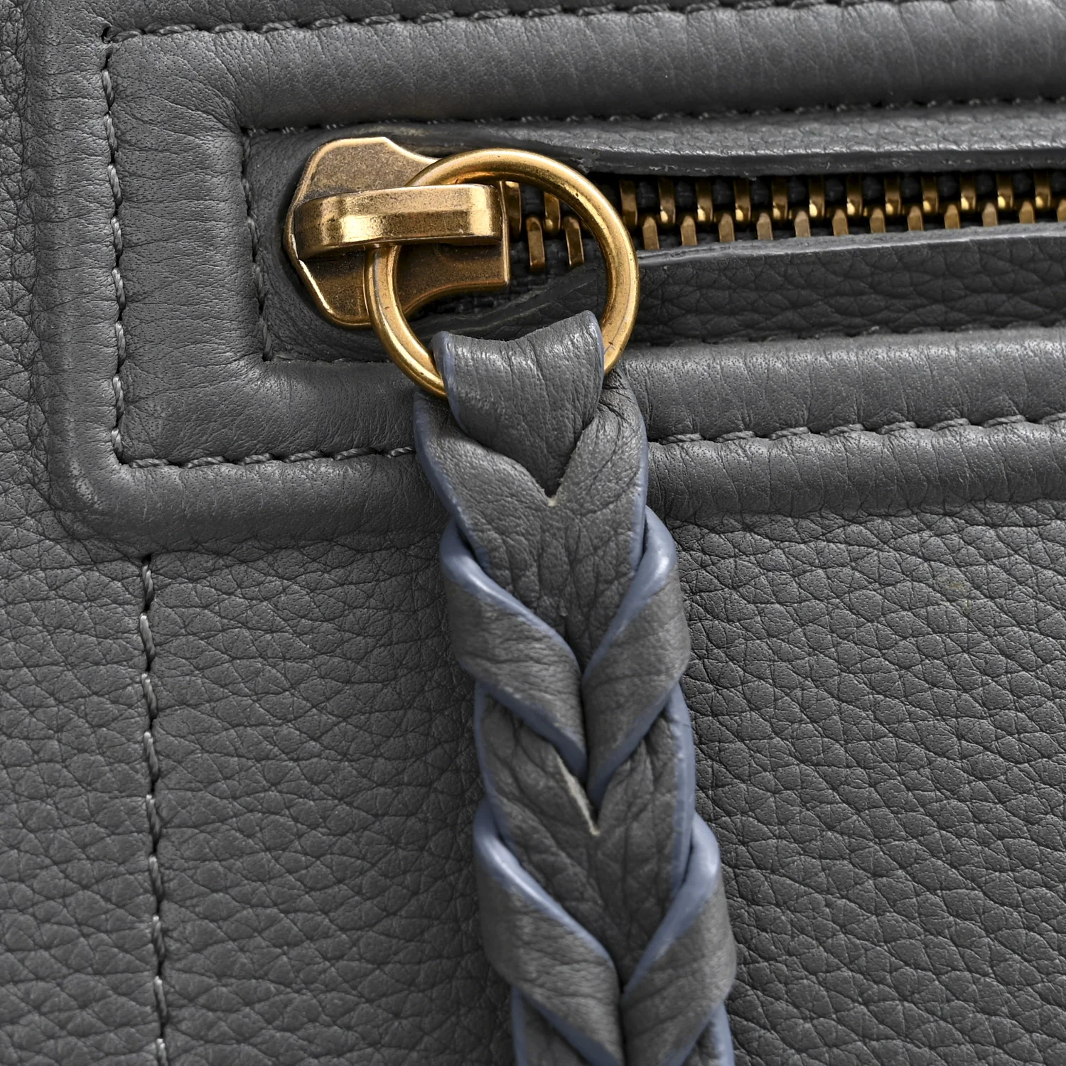 Baby Grained Calfskin Medium Phantom Luggage Kohl - Top Club