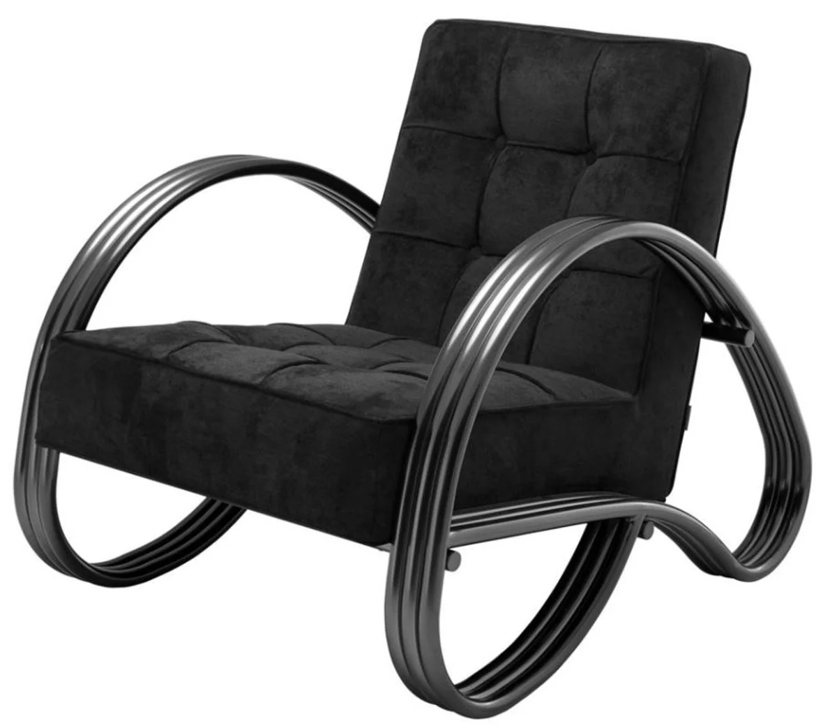 Luxury armchair bronze 75 x 98 x H. 78 cm - designer armchair