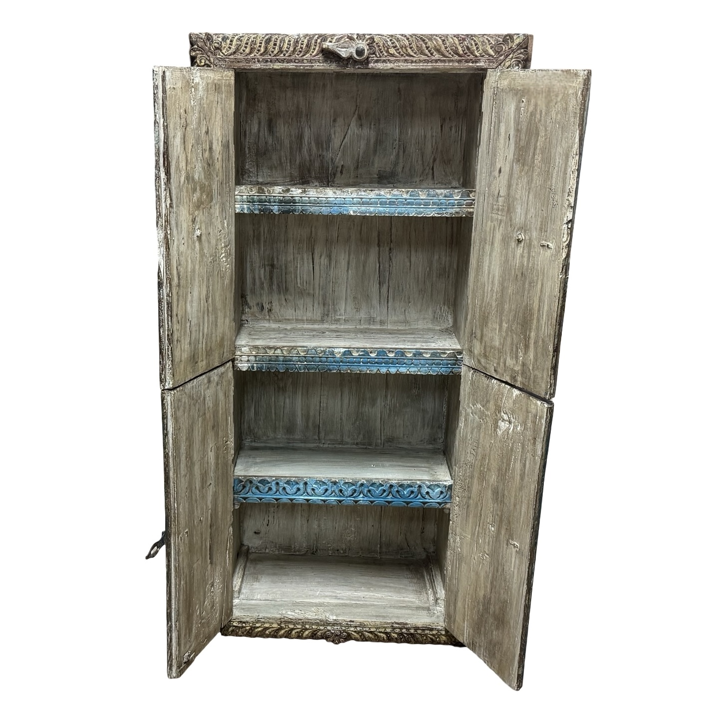 Wandkast 2 deur uniek primitieve