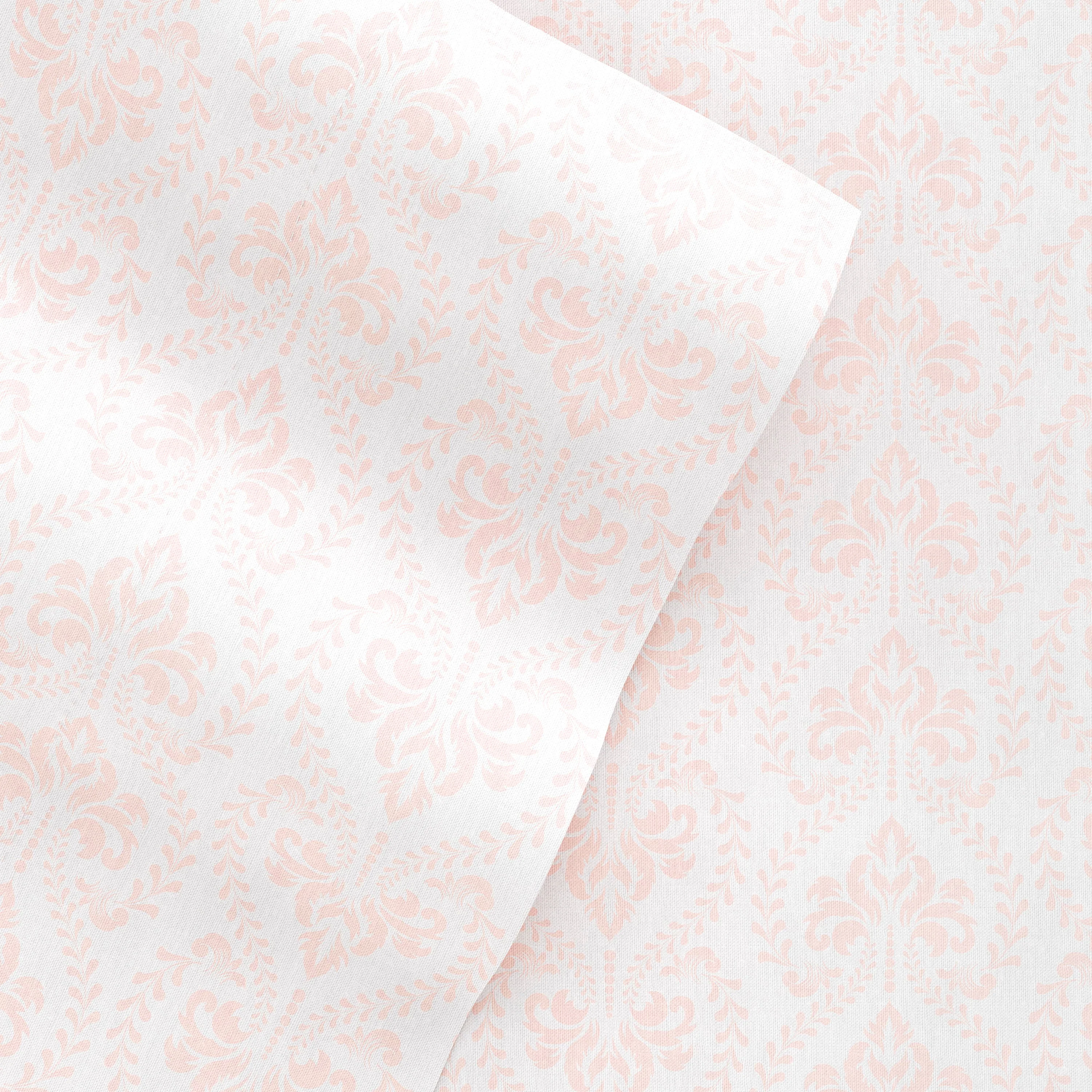 Classic in Pink Pattern 4-Piece Sheet Set (Sale)