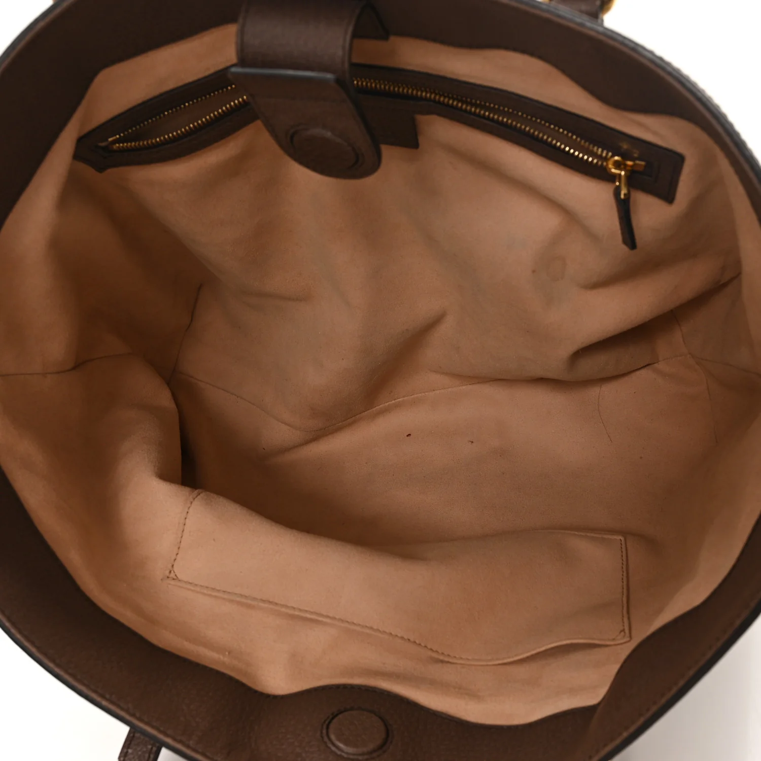 GG Supreme Monogram Medium Ophidia Shopping Tote  Brown - Top Club