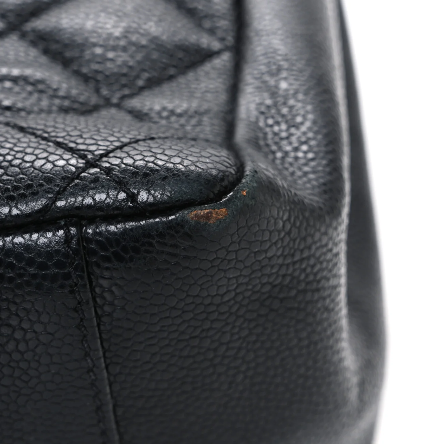 Caviar Quilted Grand Shopping Tote GST Black - Top Club