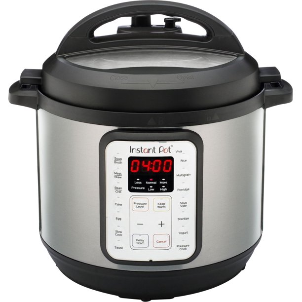 Instant Pot 112-0022-01 Viva 6 Quart 9-in-1 Multi-Purpose Pressure Cooker with Easy Seal Lid and Sous Vide Program - Silver