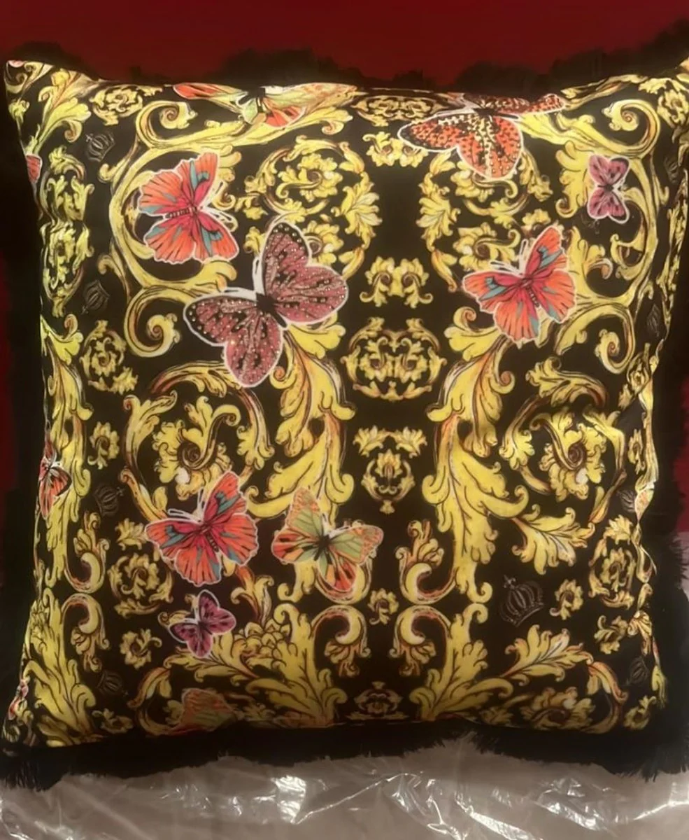 Harald Glööckler luxury cushion Pompöös by Butterflies 45 cm