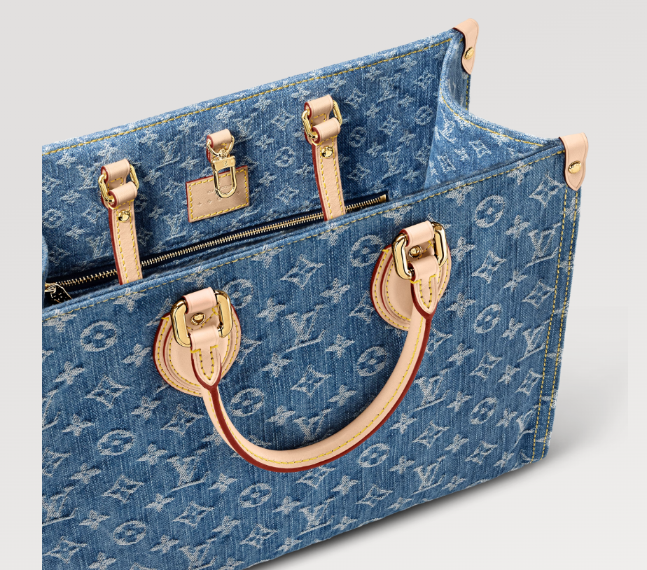 New Louis Remix OnTheGo MM denim bag size: 35 x 27 x 14 cm - Top Club