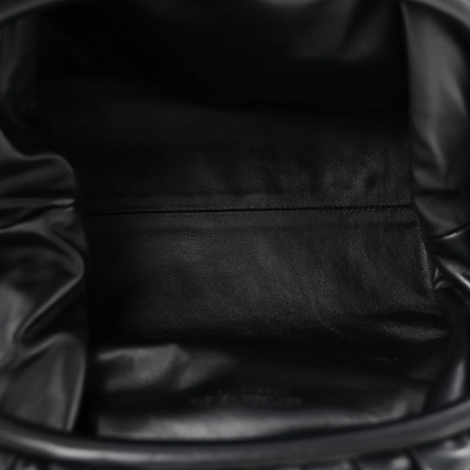 Smooth Butter Calf The Pouch Oversized Clutch Black - Top Club