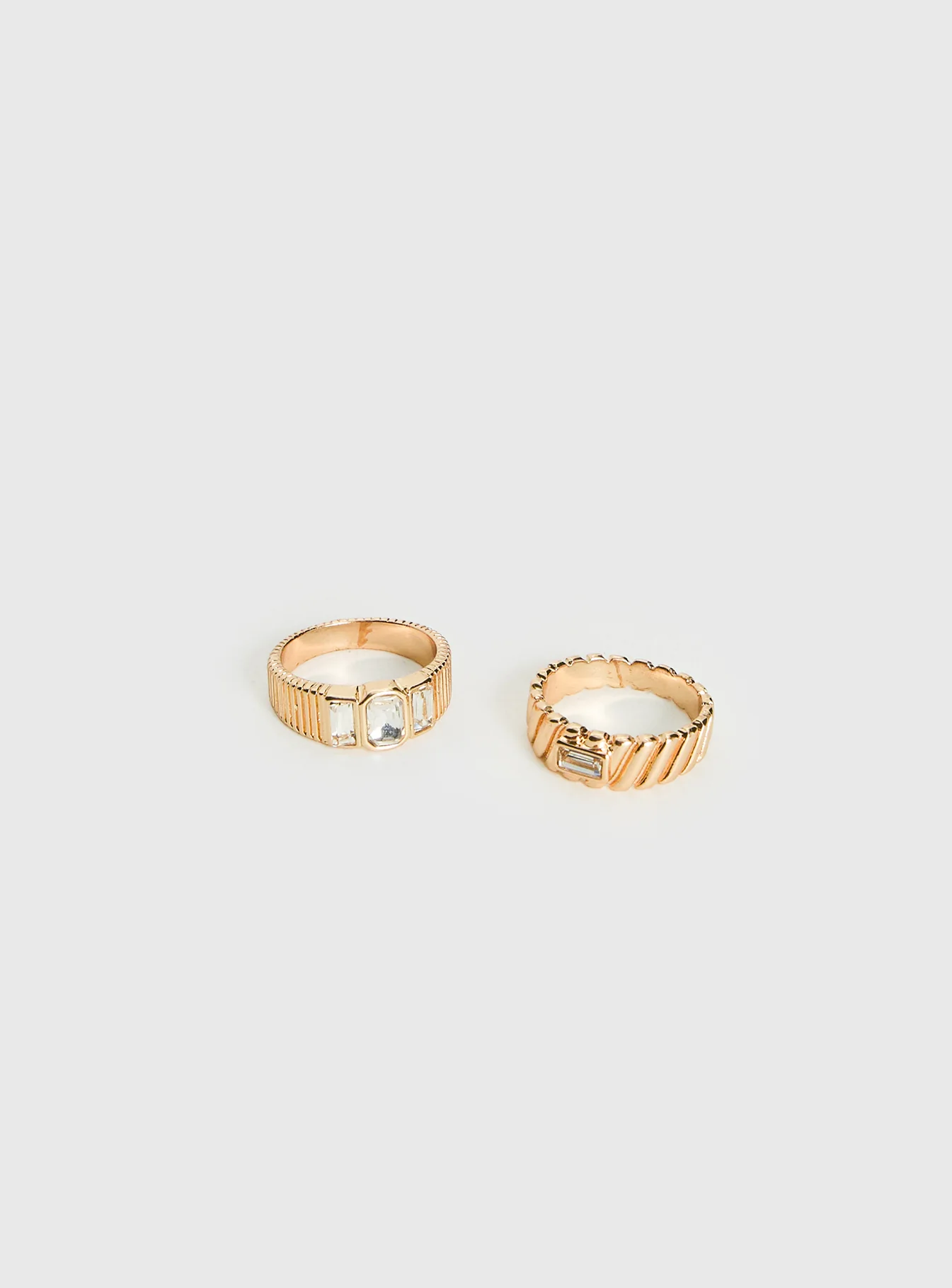 September Sunsets Diamante Ring Pack Gold