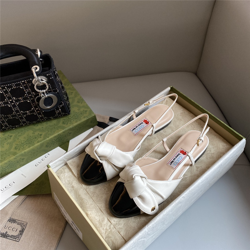 gucci new bunny ear bowknot ballet shoes - Sneaker Replica Workshop
