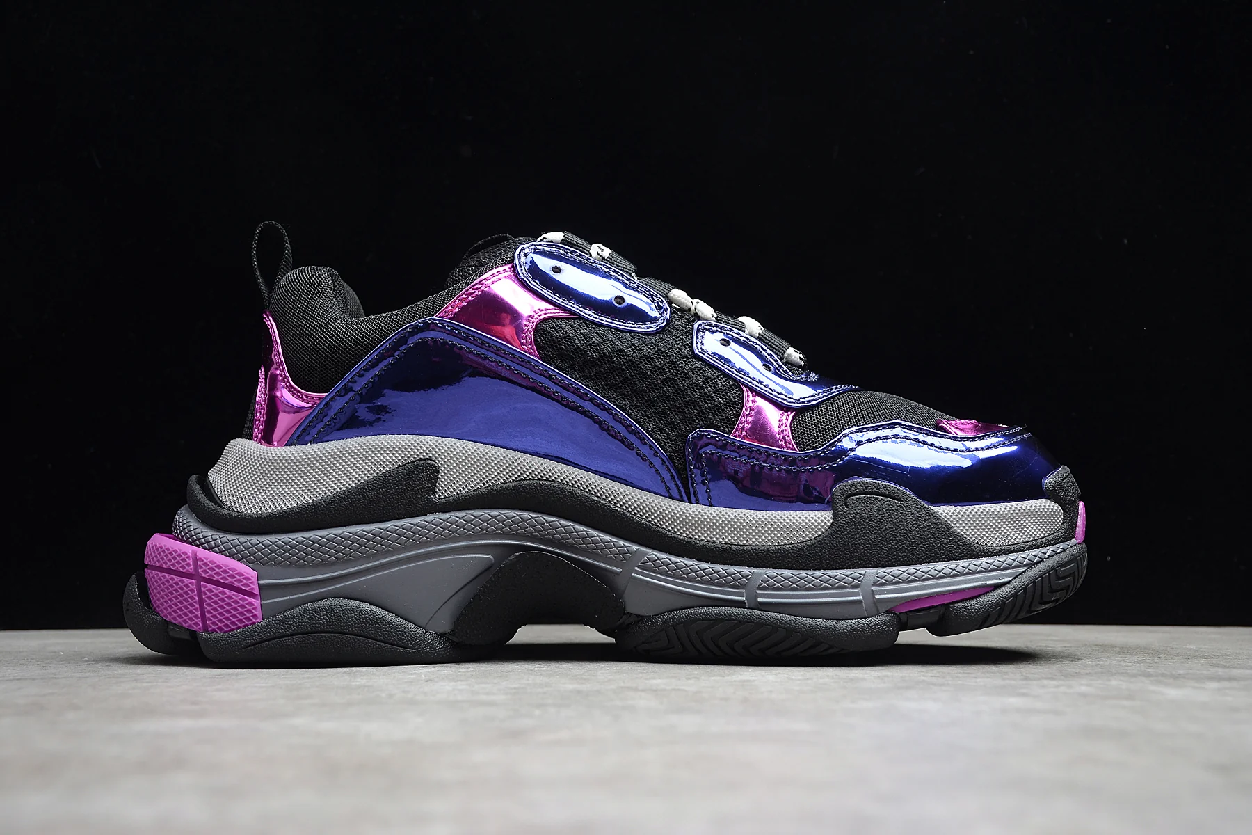 Balenciaga Triple S – Blue Purple - Sneaker Replica Workshop