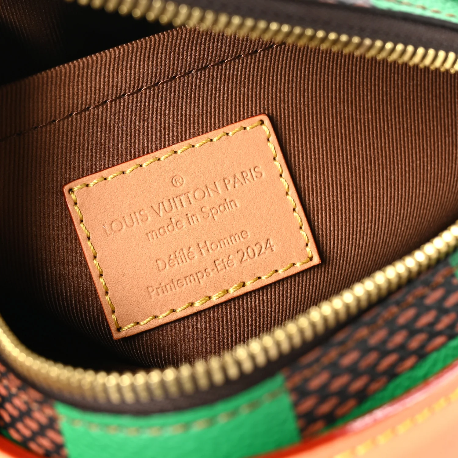 Damier Pop Chess Messenger Green - Top Club