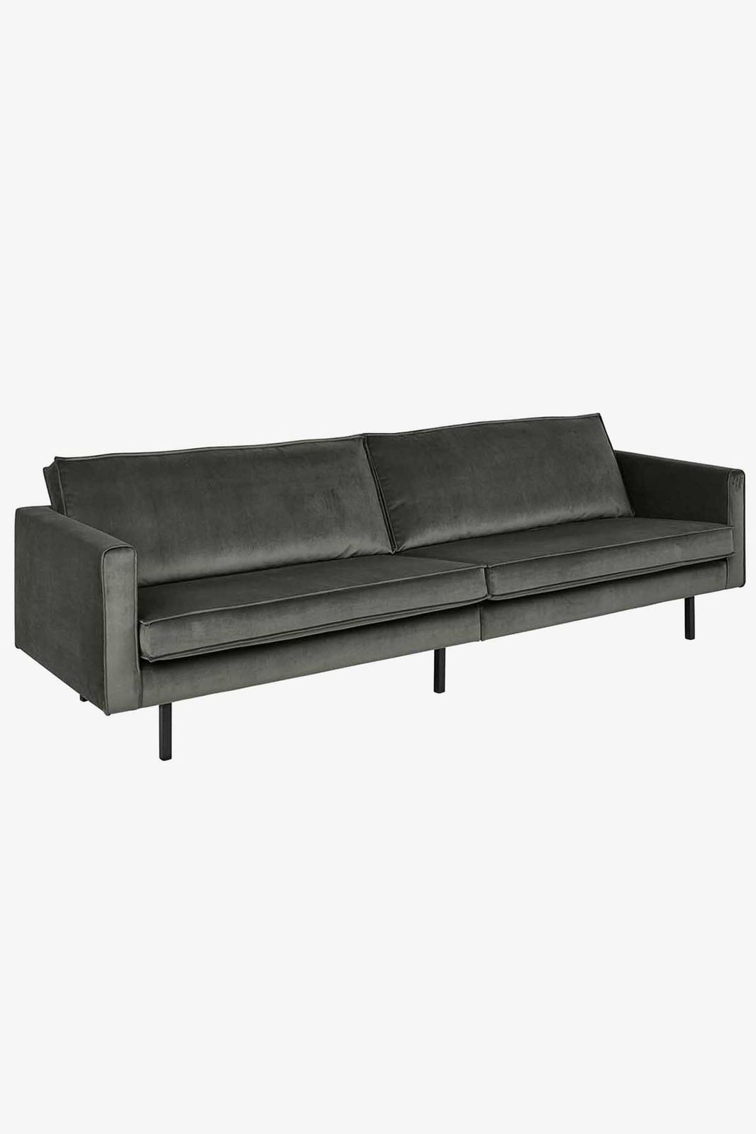 Amsterdam velvet bank 4-zits Juke dark green hunter