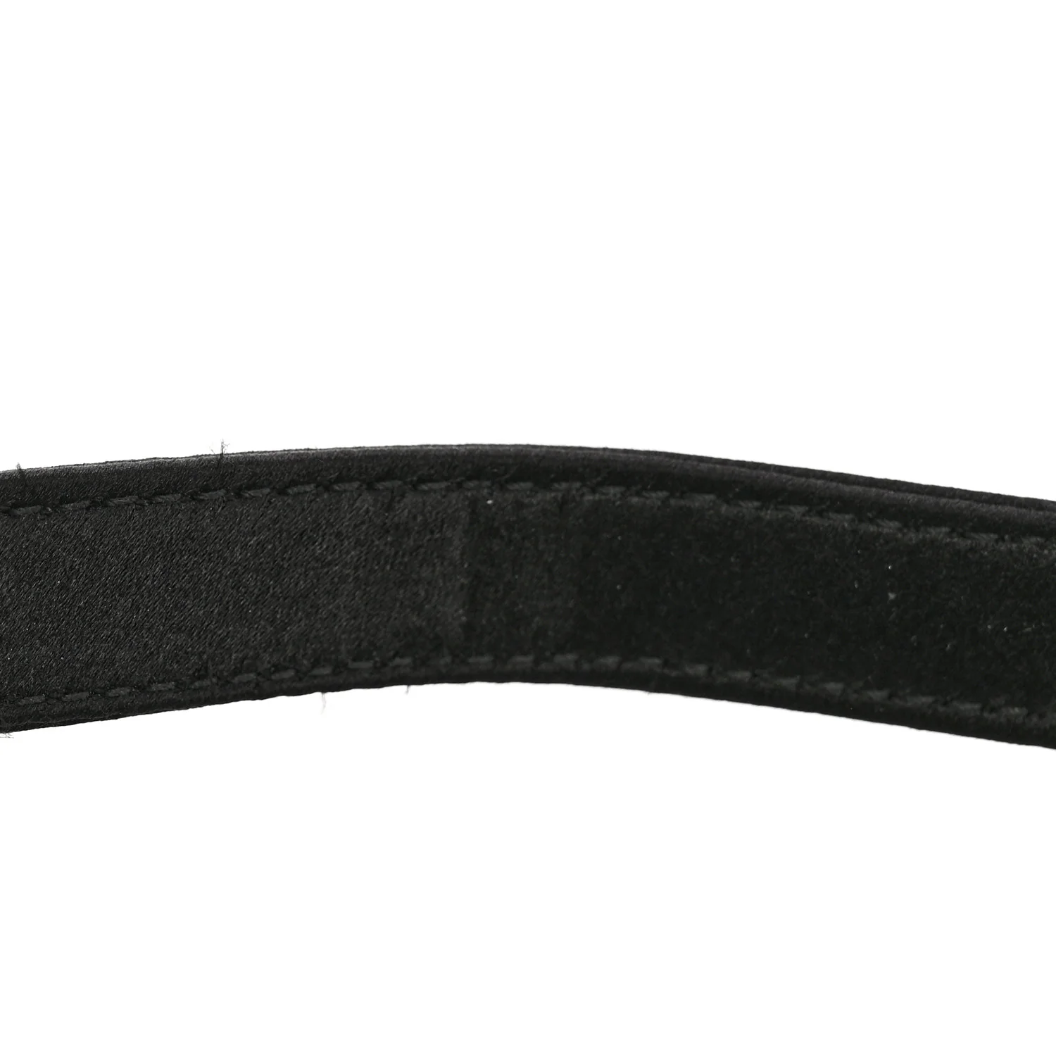 Satin Crystal Mini Saddle Bag Black - Top Club
