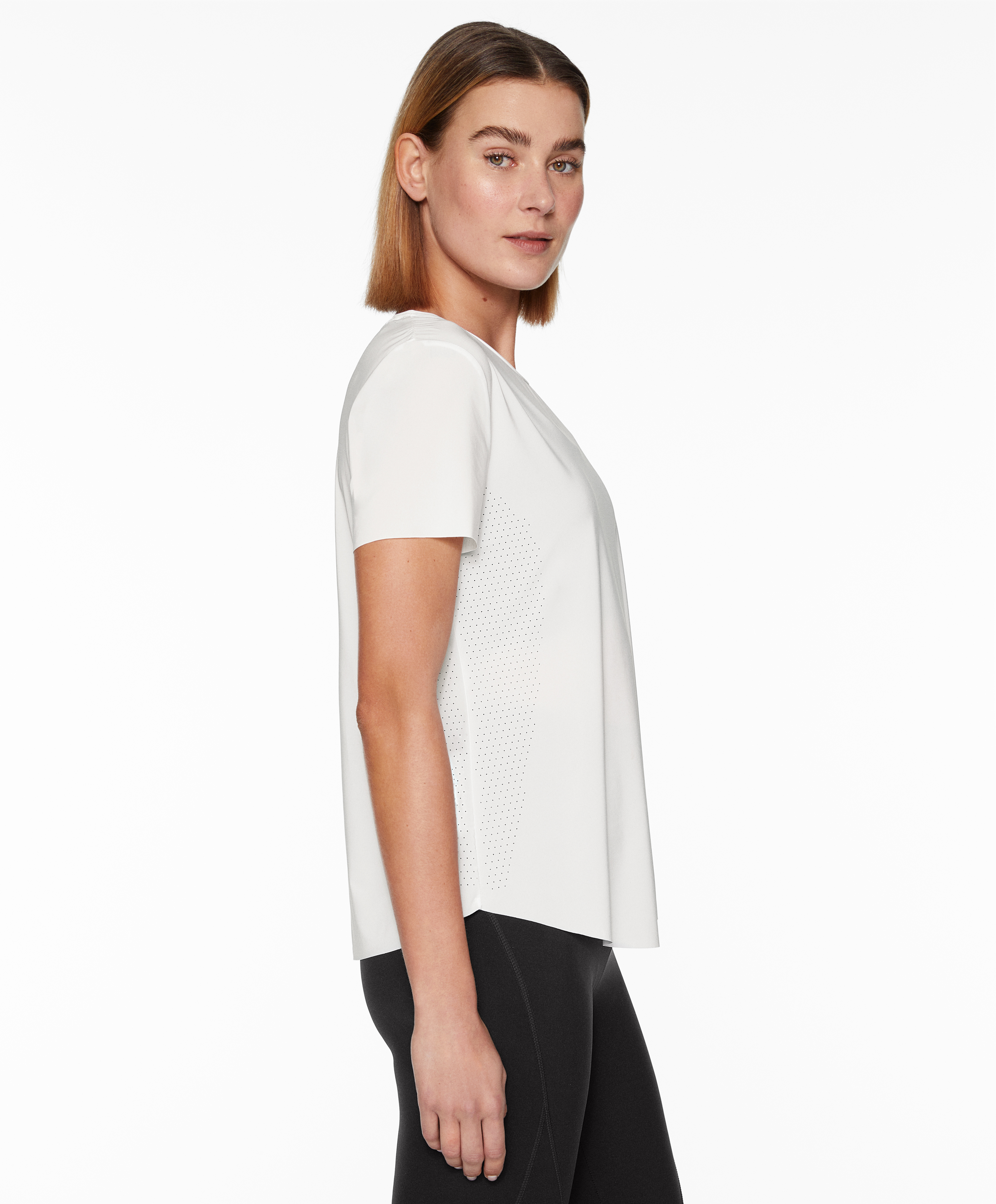 OYSHO Fitted short-sleeved technical T-shirt