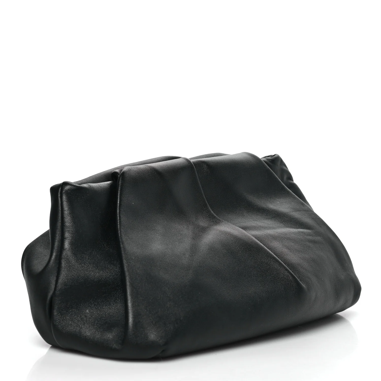 Lambskin Rose Clutch Black - Top Club
