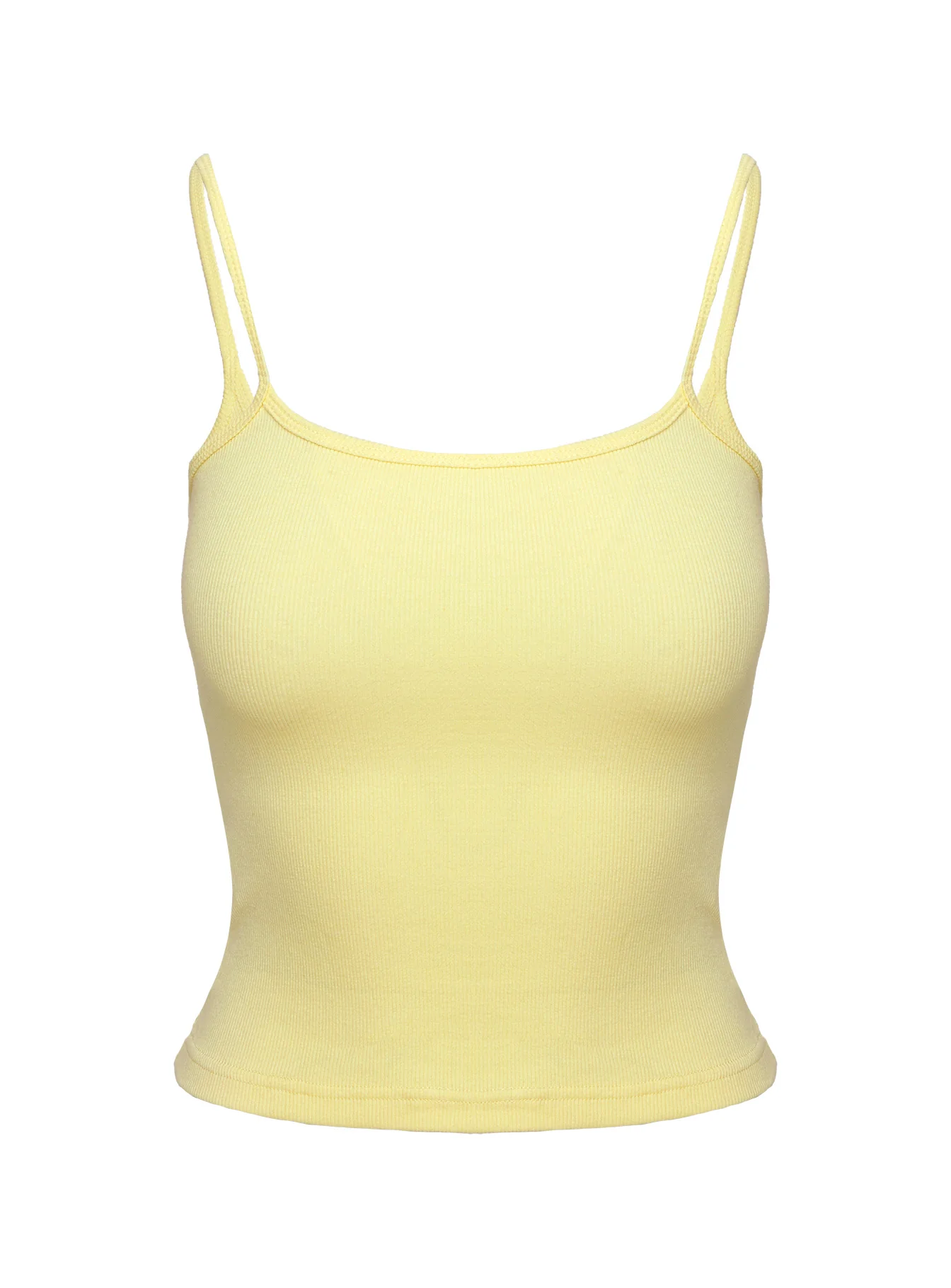 Baseline Rib Top Yellow