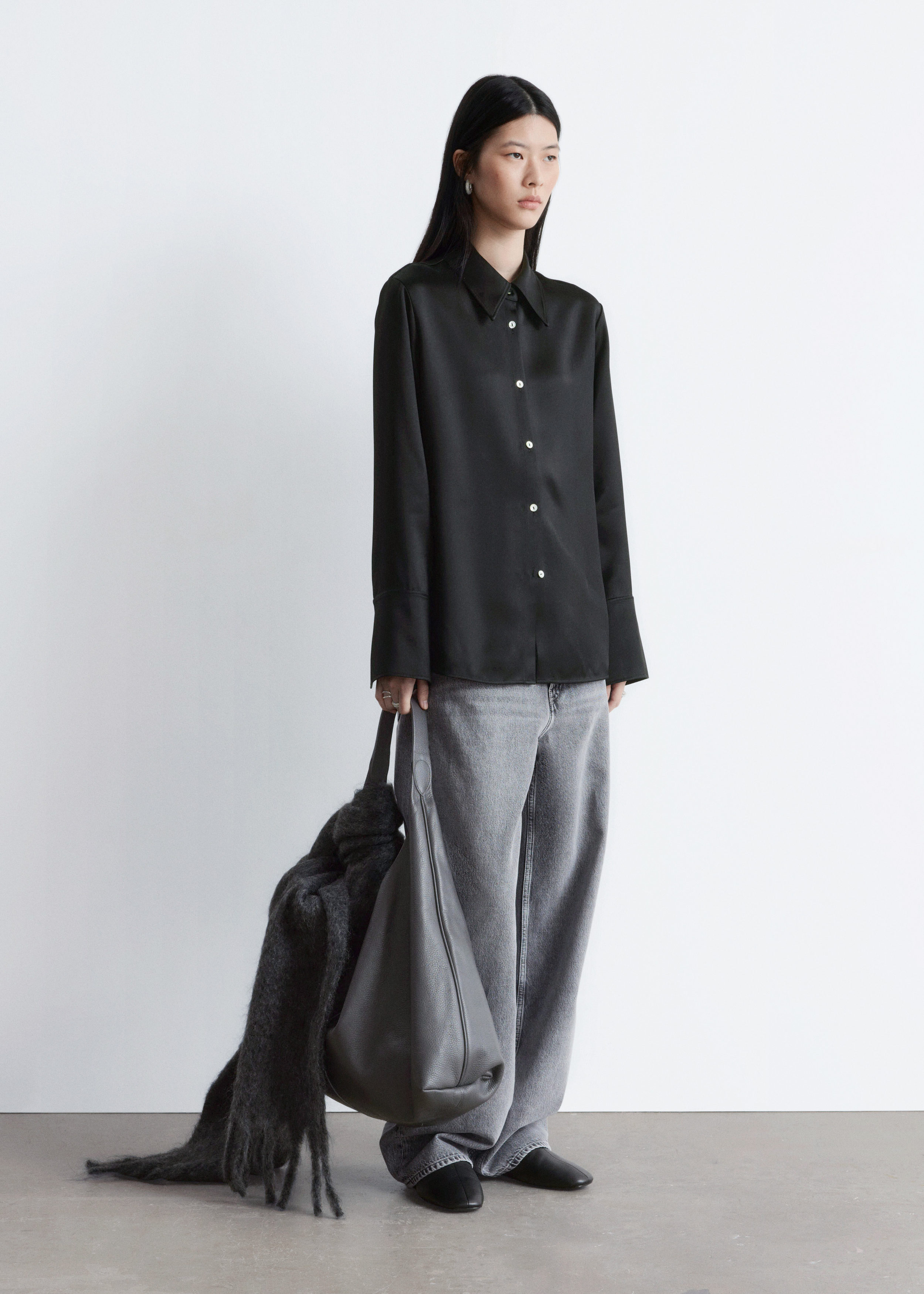 & Other Stories SATIN SHIRT