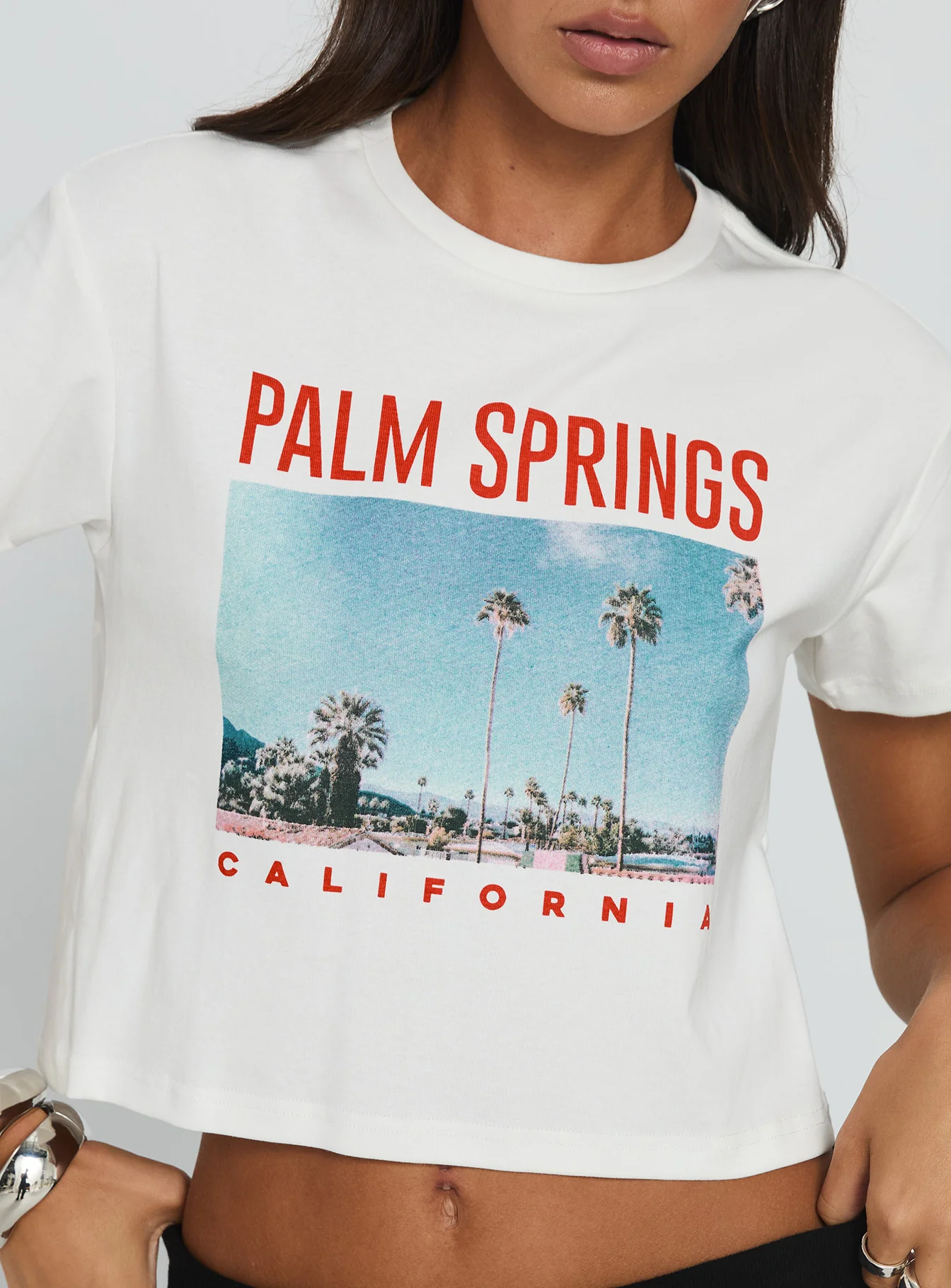 Destination Of Choice Graphic Top White