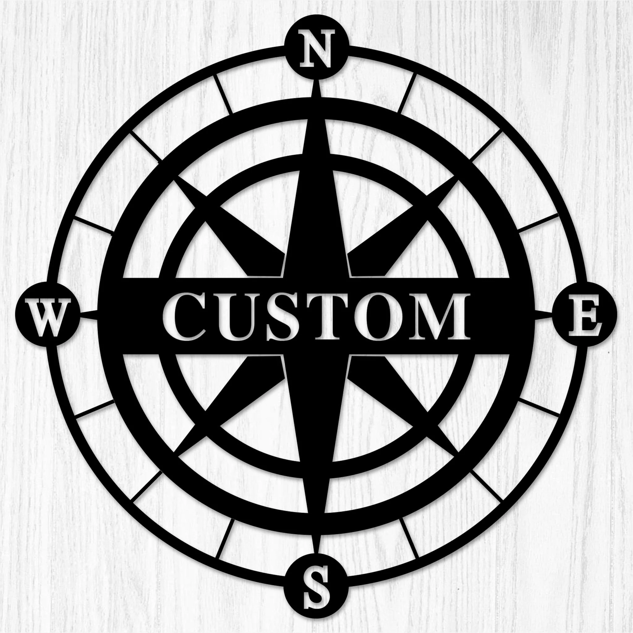 Custom Compass Wall Art - Alvarez Pro Painting LLC