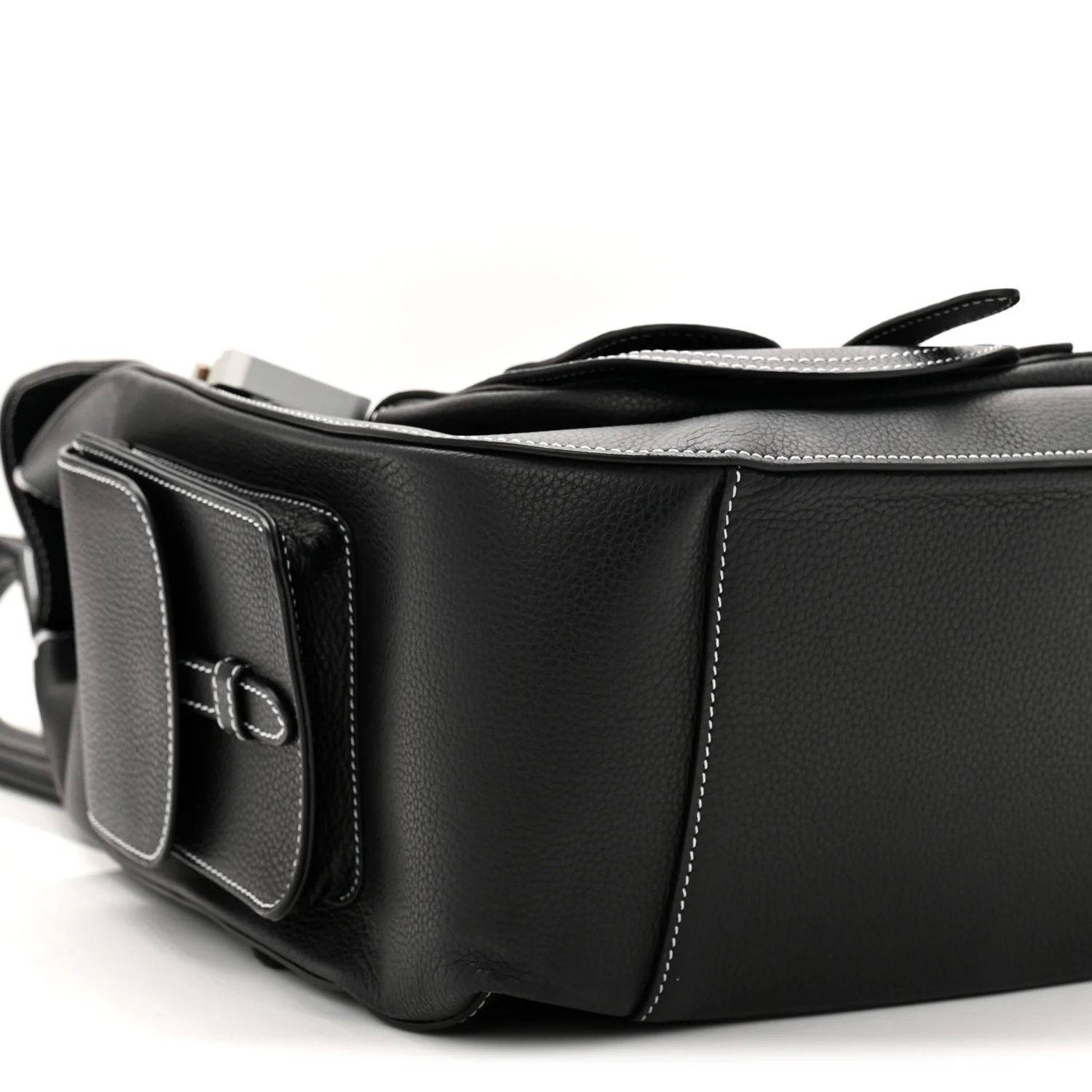 Grained Calfskin Maxi Gallop Backpack Black - Top Club