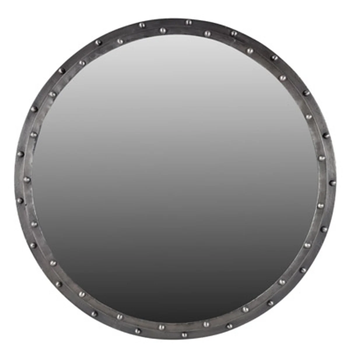 Luxury wall mirror silver round 96 x H.96 cm - luxury collection