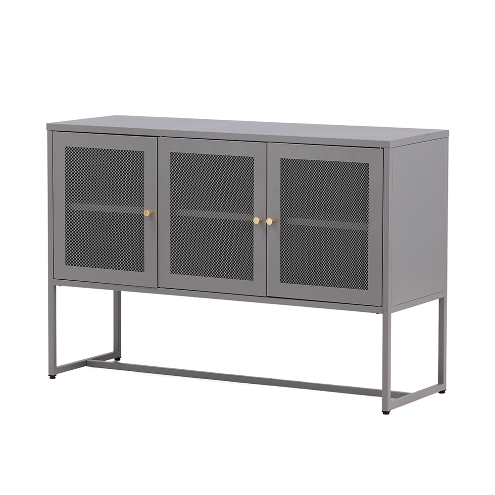 Metalen dressoir Sita Lichtgrijs